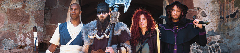 Official Dungeon & Dragon Monk, Barbarian, Ranger and Warlock costume