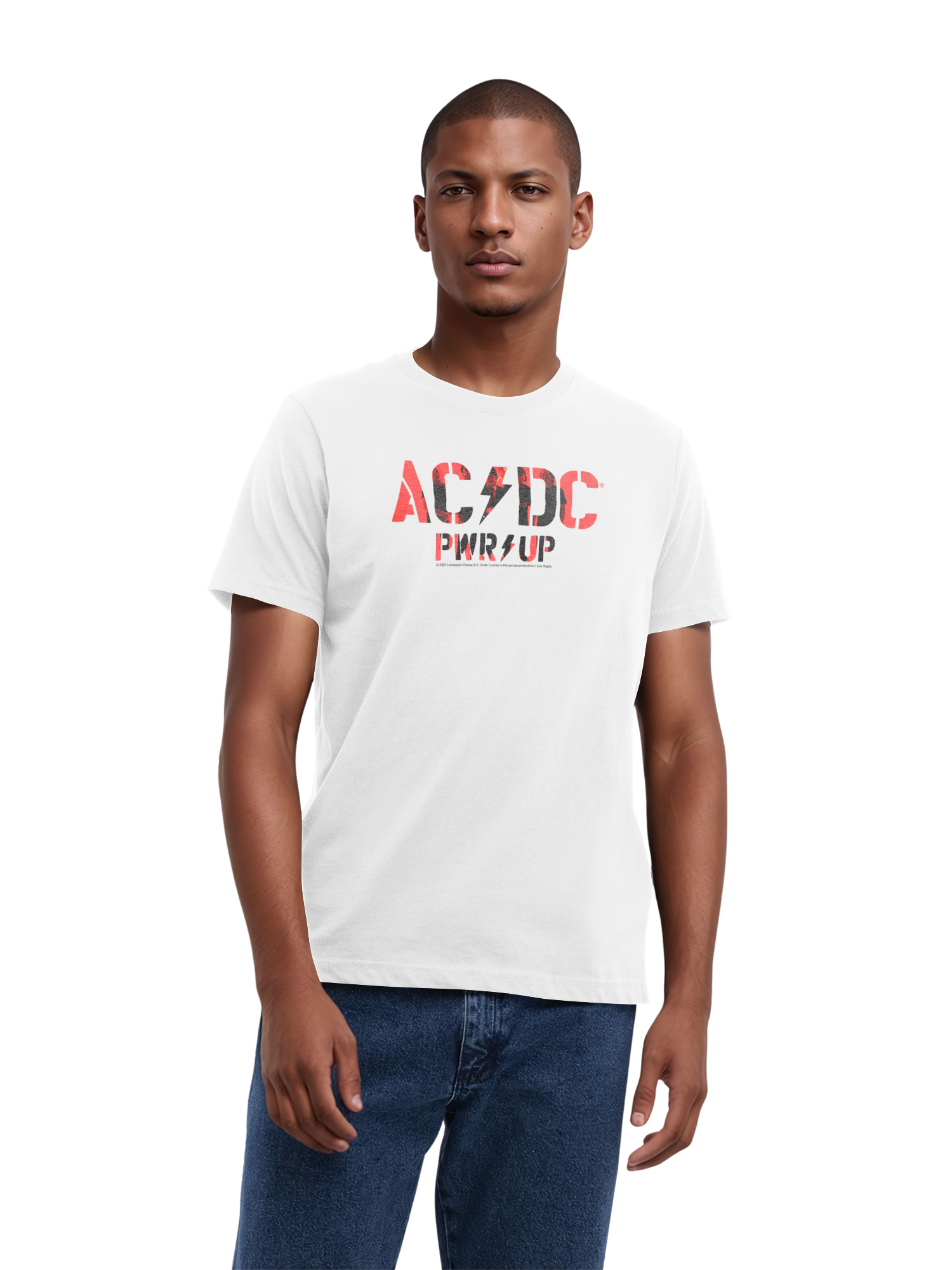 AC/DC PWRUP Photo Logo Organic T-Shirt