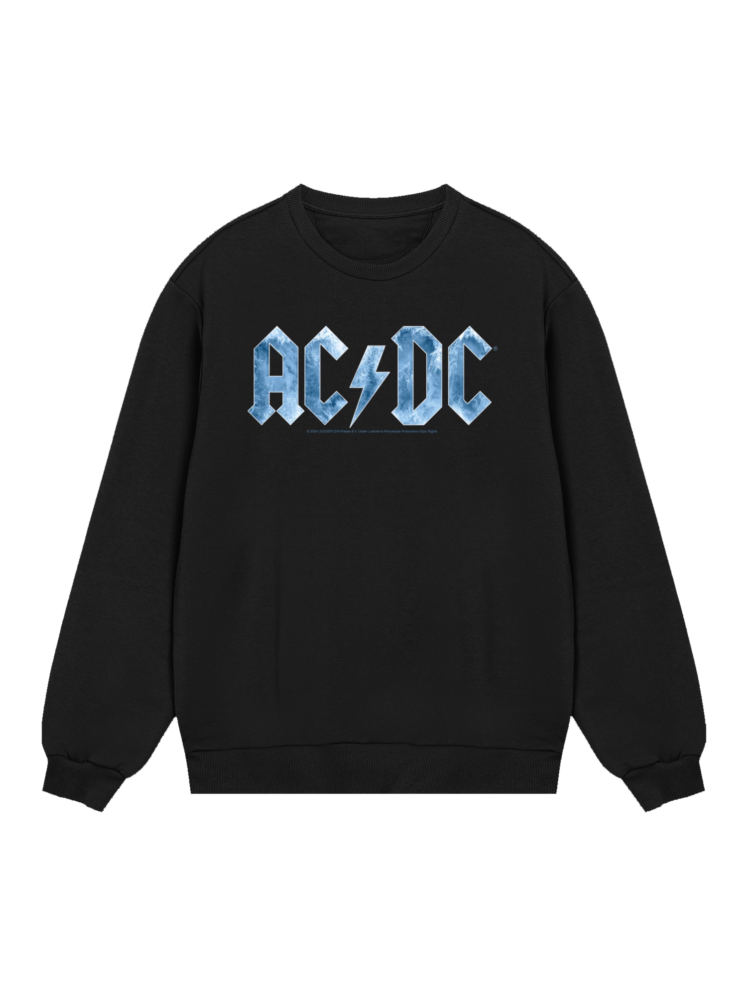 ACDC Blue Ice Logo avec True Blanks | Pull régulier pour hommes