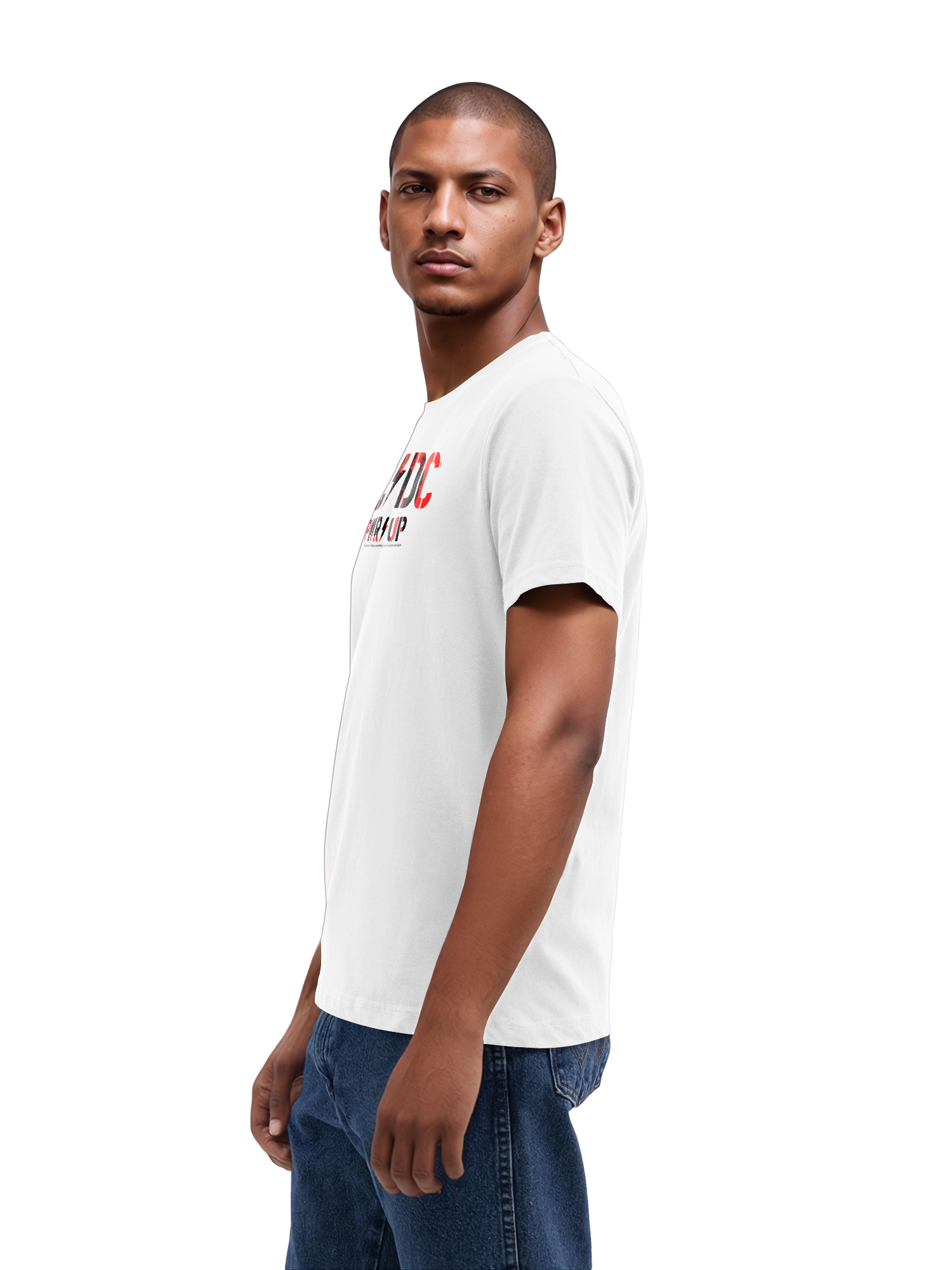AC/DC PWRUP Photo Logo Organic T-Shirt
