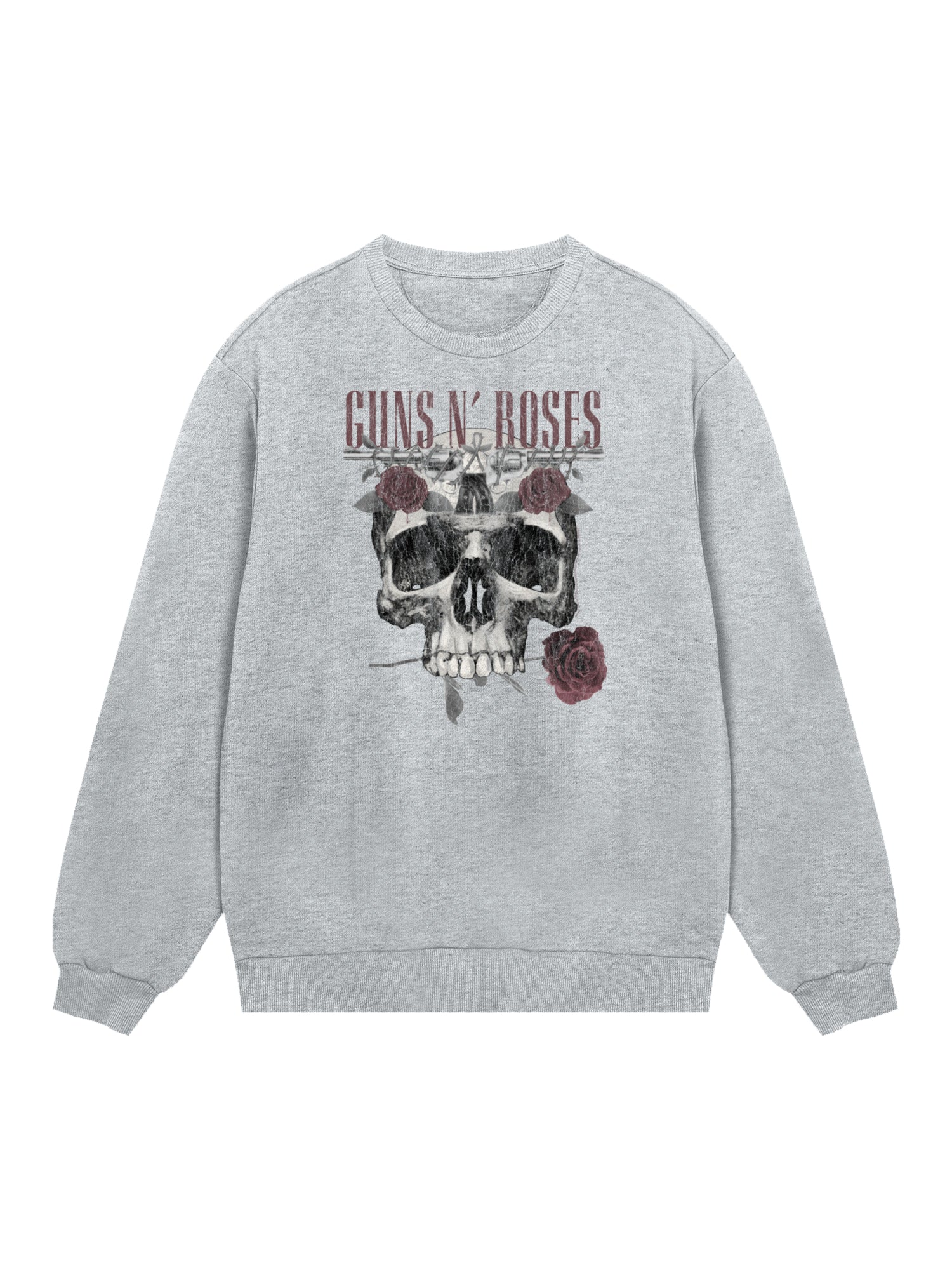 Guns N' Roses Roses Skull with True Blanks | Mens Regular Sweater