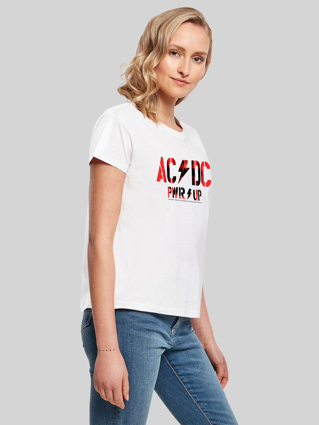AC/DC PWRUP Photo Logo Box T-Shirt