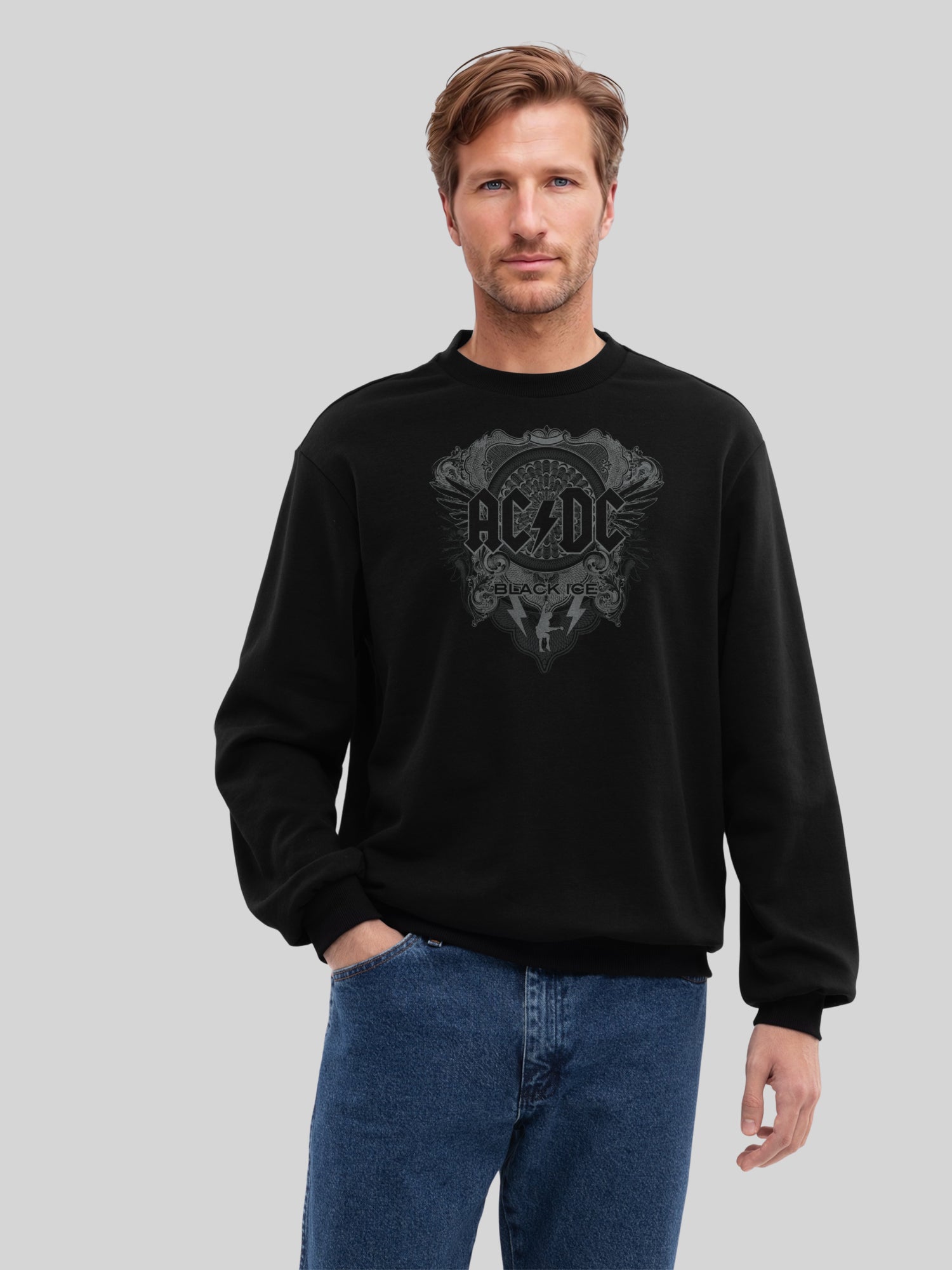 ACDC Black Ice Herren Sweatshirt