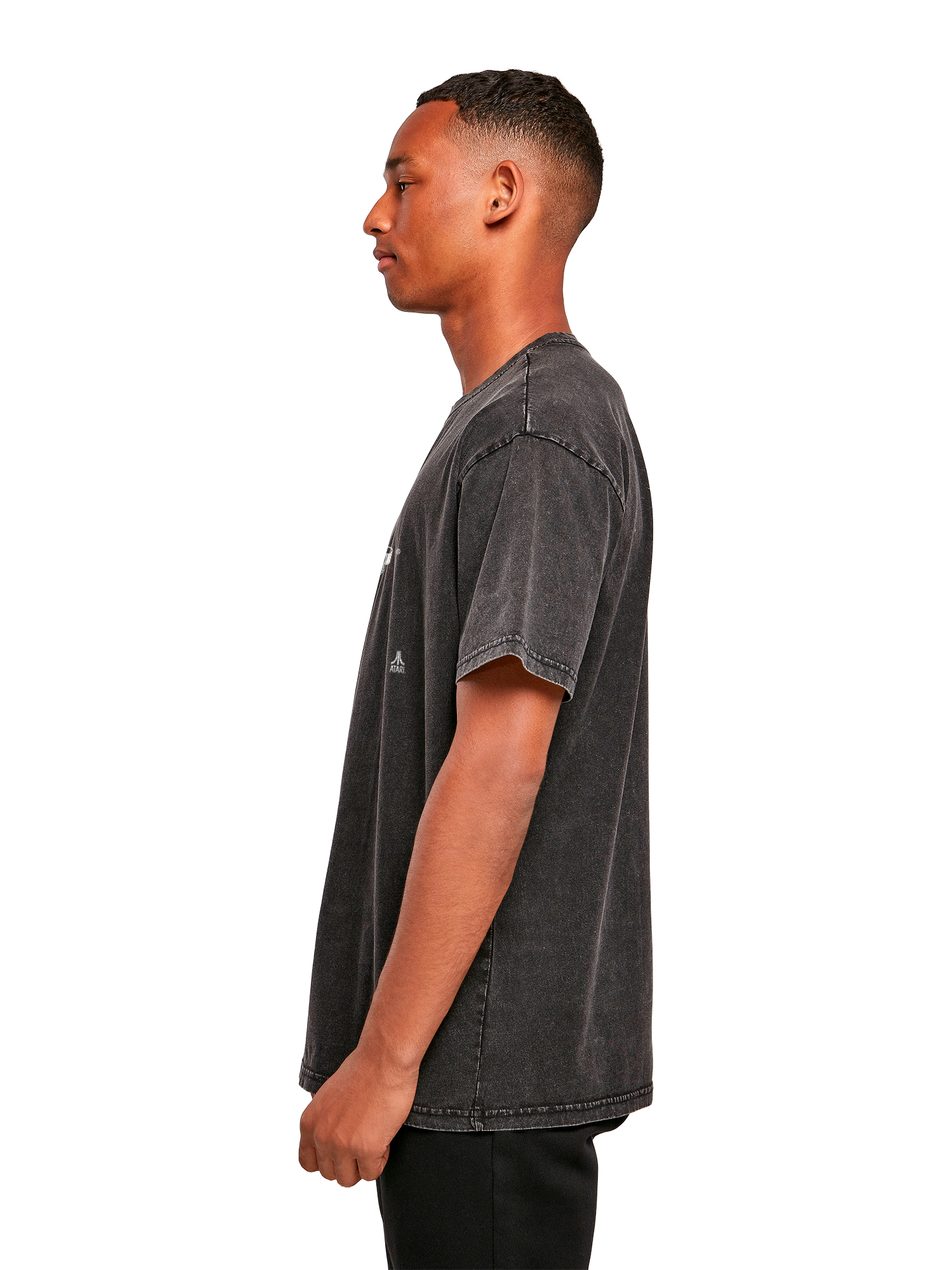 Atari Asteroids Retro Gameplay Acid Washed Oversize T-Shirt