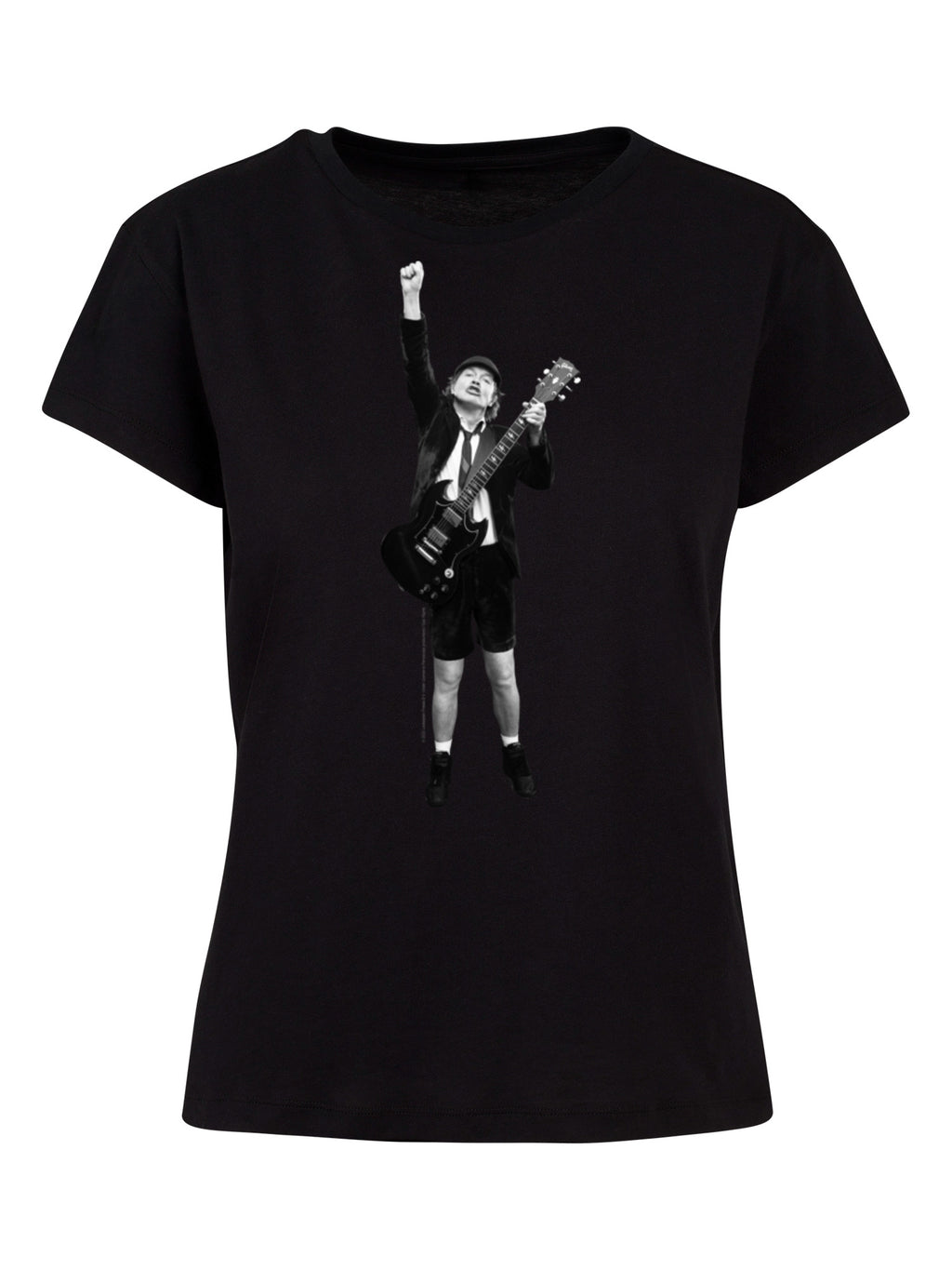 ACDC Angus Young Cut Out Damen Box T-Shirt