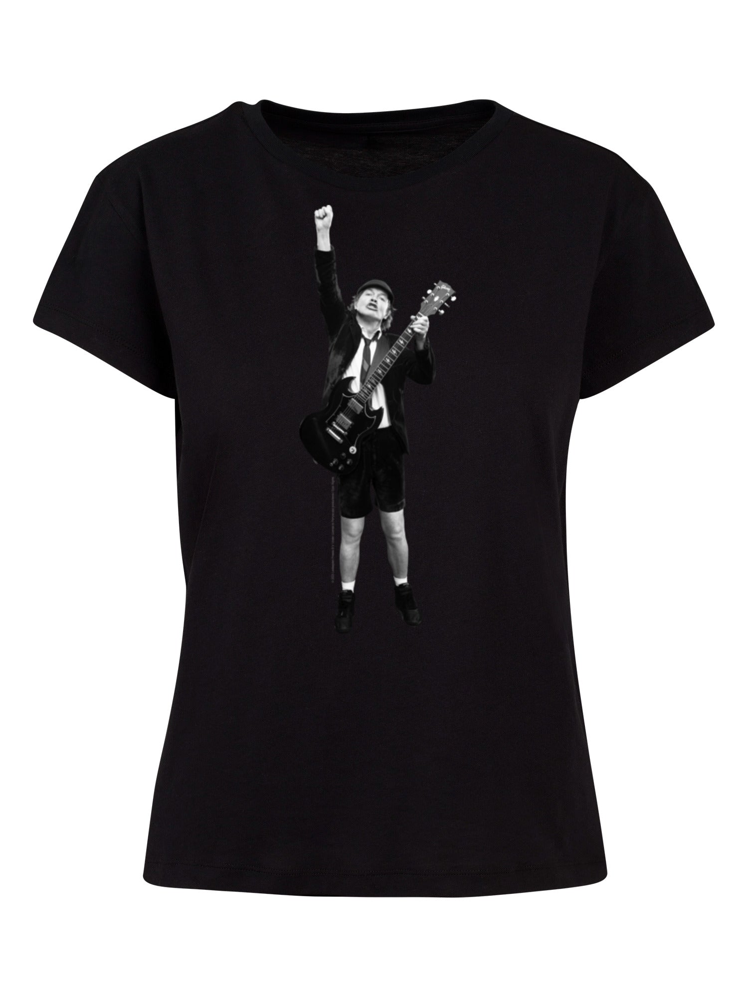 ACDC Angus Young Cut Out Damen Box T-Shirt