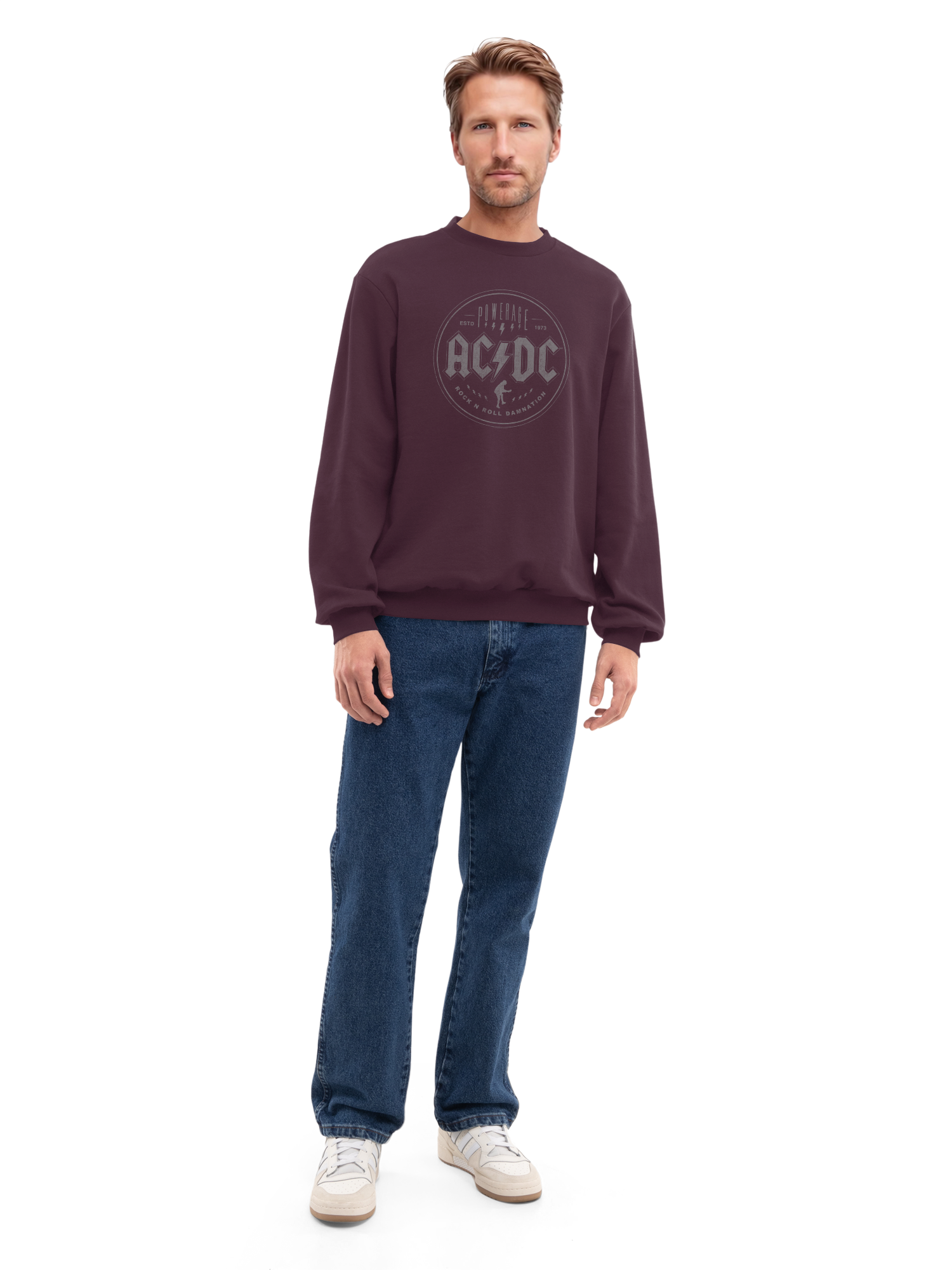 ACDC Rock N Roll Damnation Herren Sweatshirt