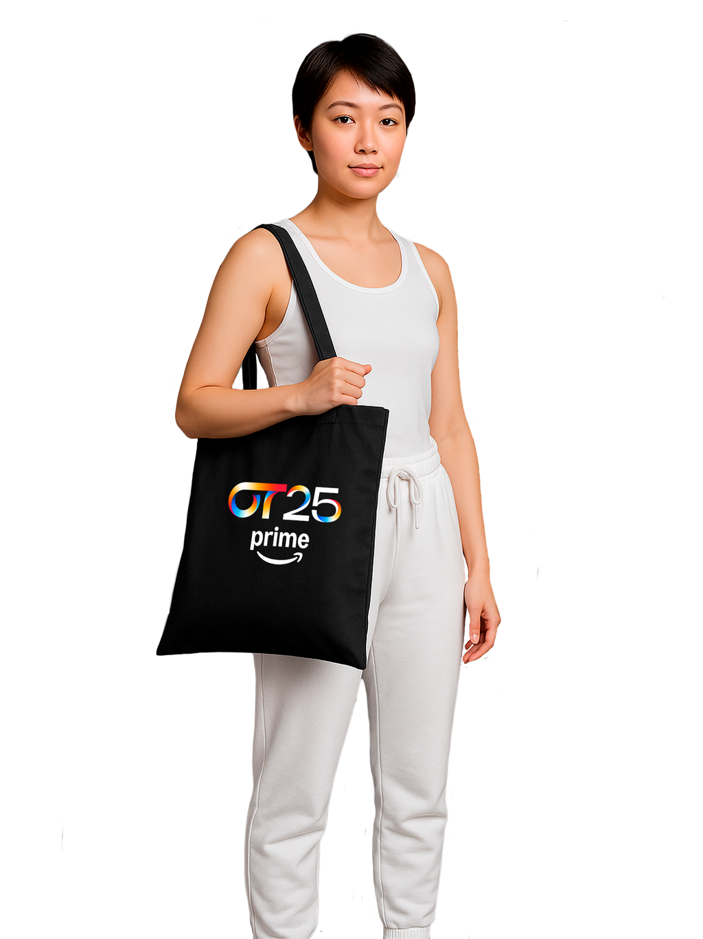 Logo Blanco avec sac pour la vie - poignées longues