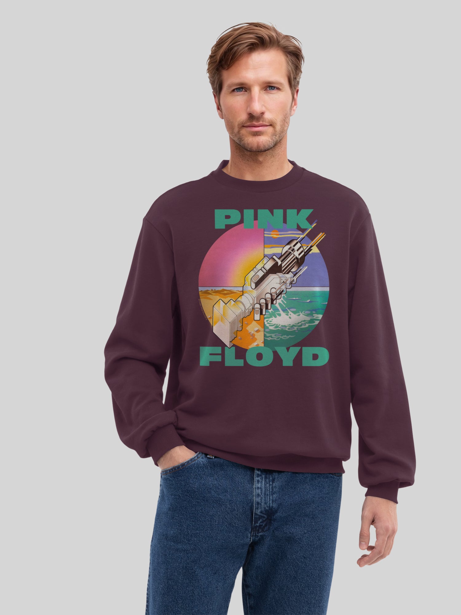 Pink Floyd Wish You Were Here Men's Organic Sweatshirt
