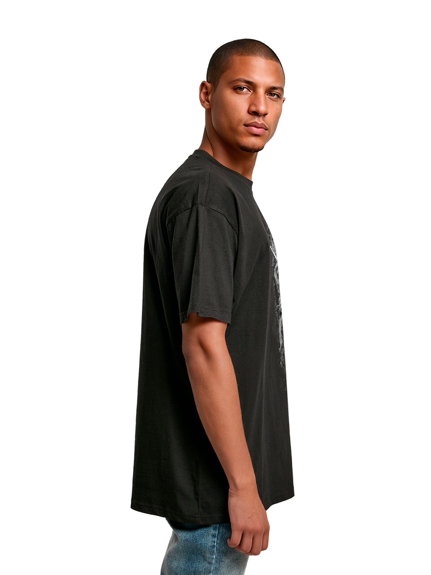 Guns N' Roses Faded Skull Heavy Oversize T-Shirt