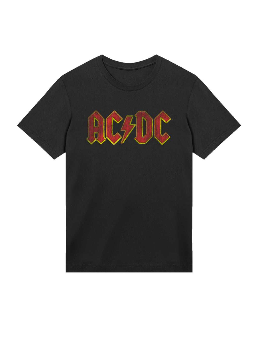 AC/DC Distressed Red Logo Men's Organic T-Shirt