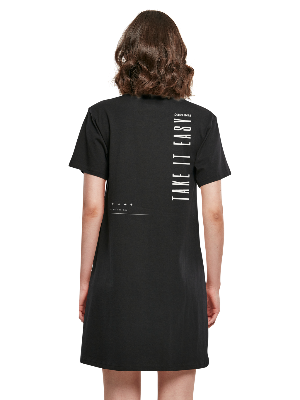 Take it Easy Text Dames T-shirt Robe