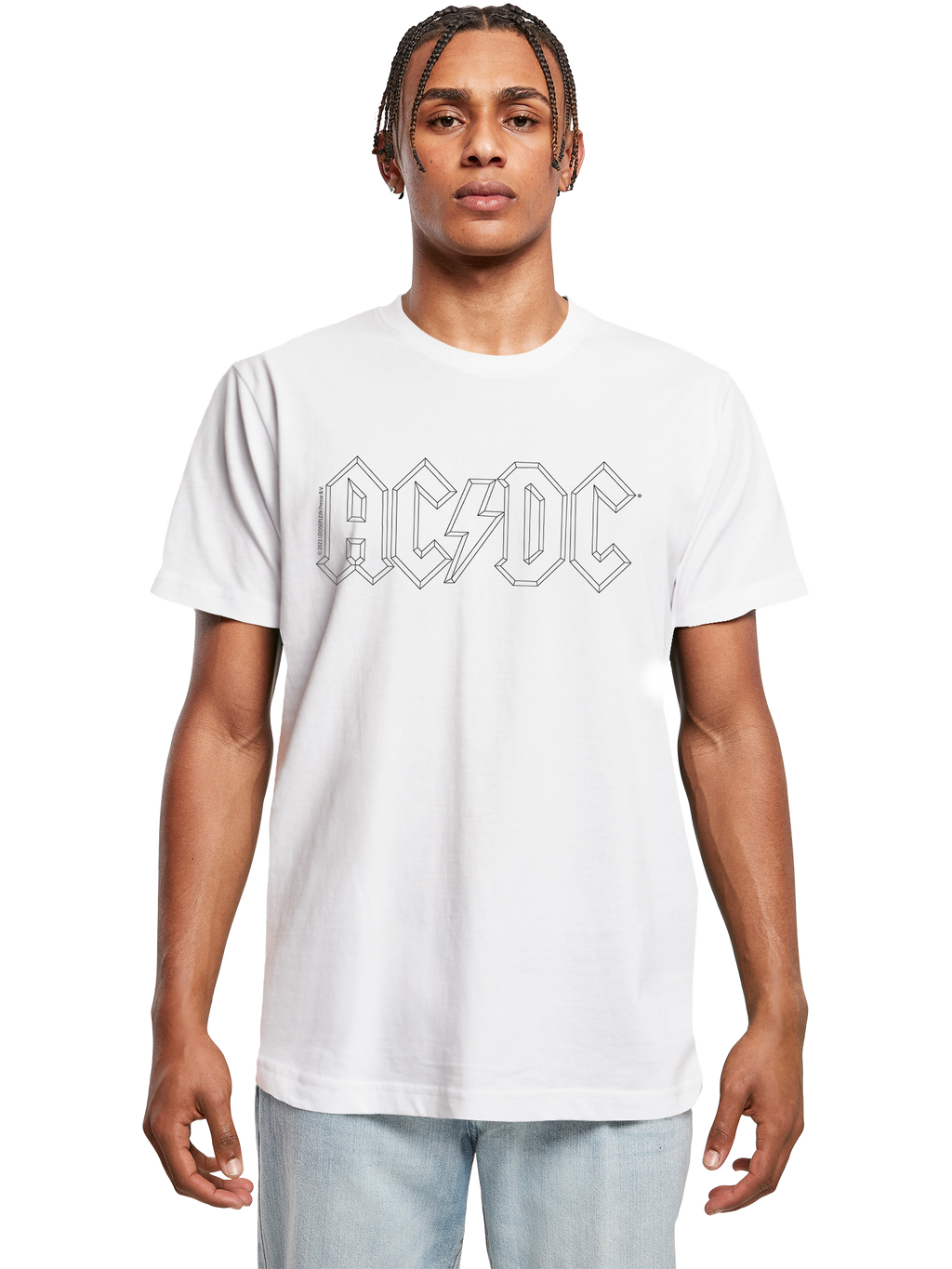 AC/DC Black Outline Logo T-Shirt