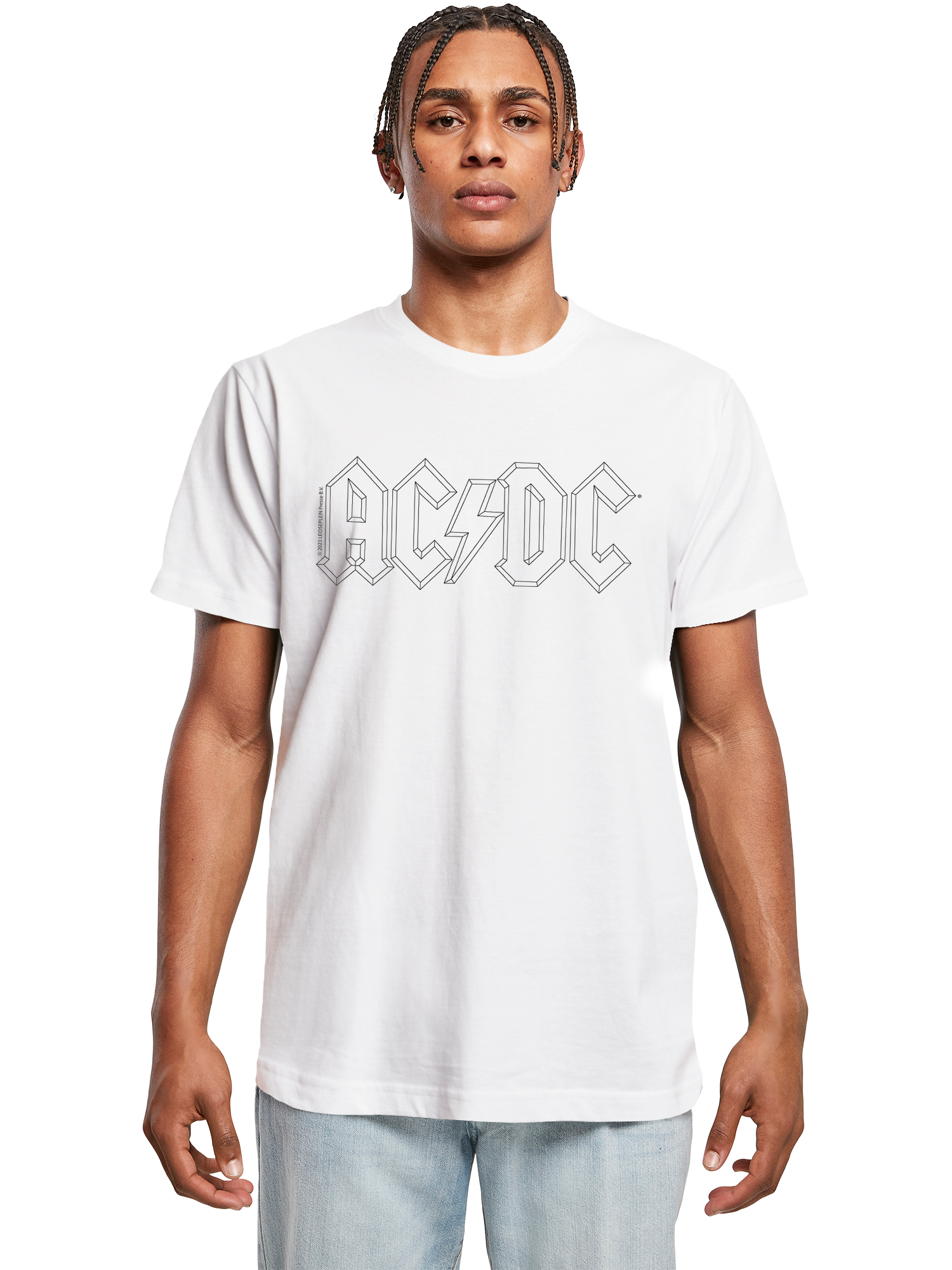 AC/DC Black Outline Logo T-Shirt