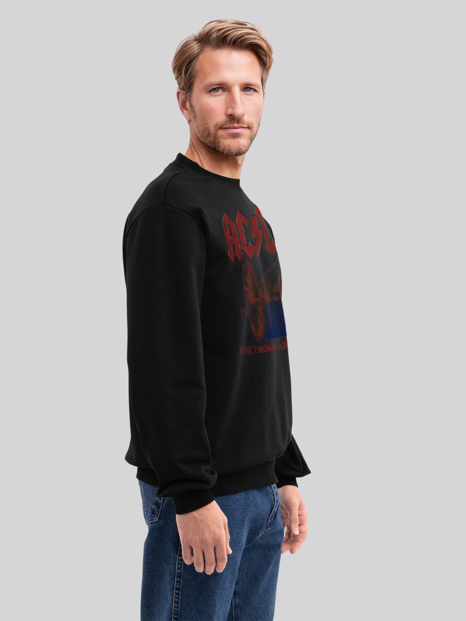 AC/DC For Those About To Rock Canon Men's Organic Sweatshirt