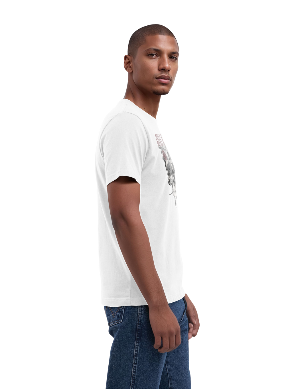 Guns N' Roses Herren T-Shirt mit Rosen-Totenkopf