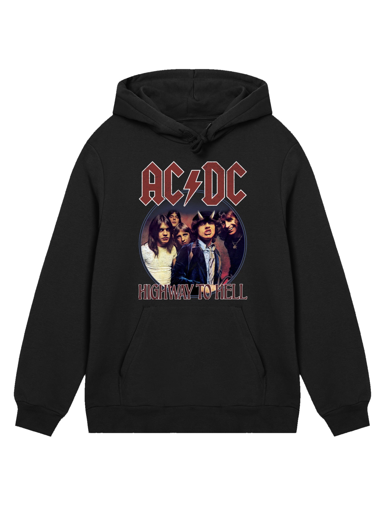 AC/DC Highway To Hell Circle Men's Organic Hoodie