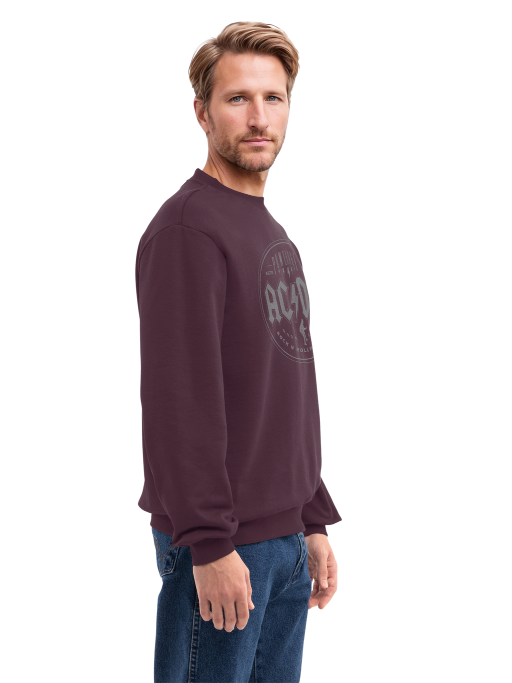 ACDC Rock N Roll Damnation Herren Sweatshirt