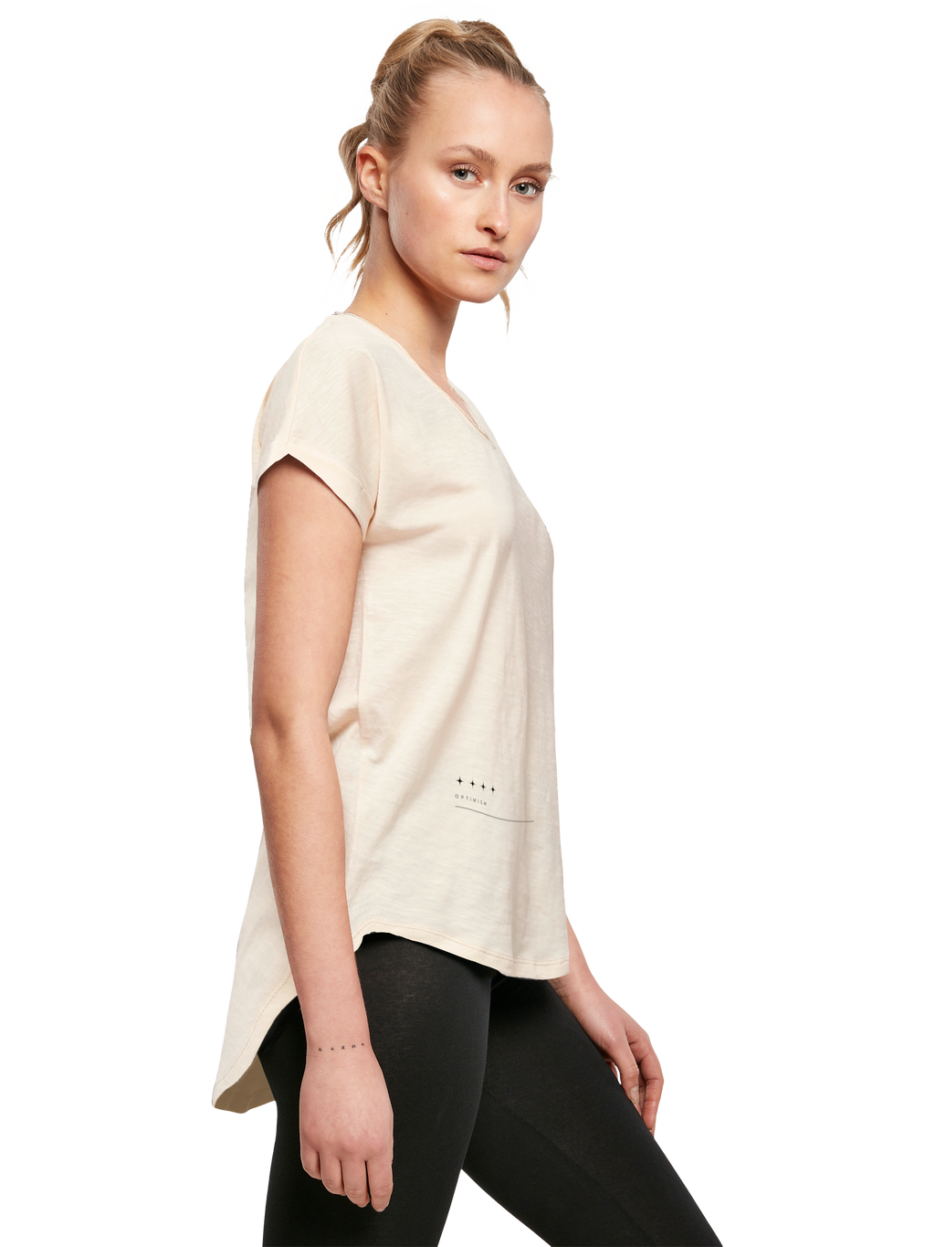 Take it Easy Text Mesdames Long T-shirt