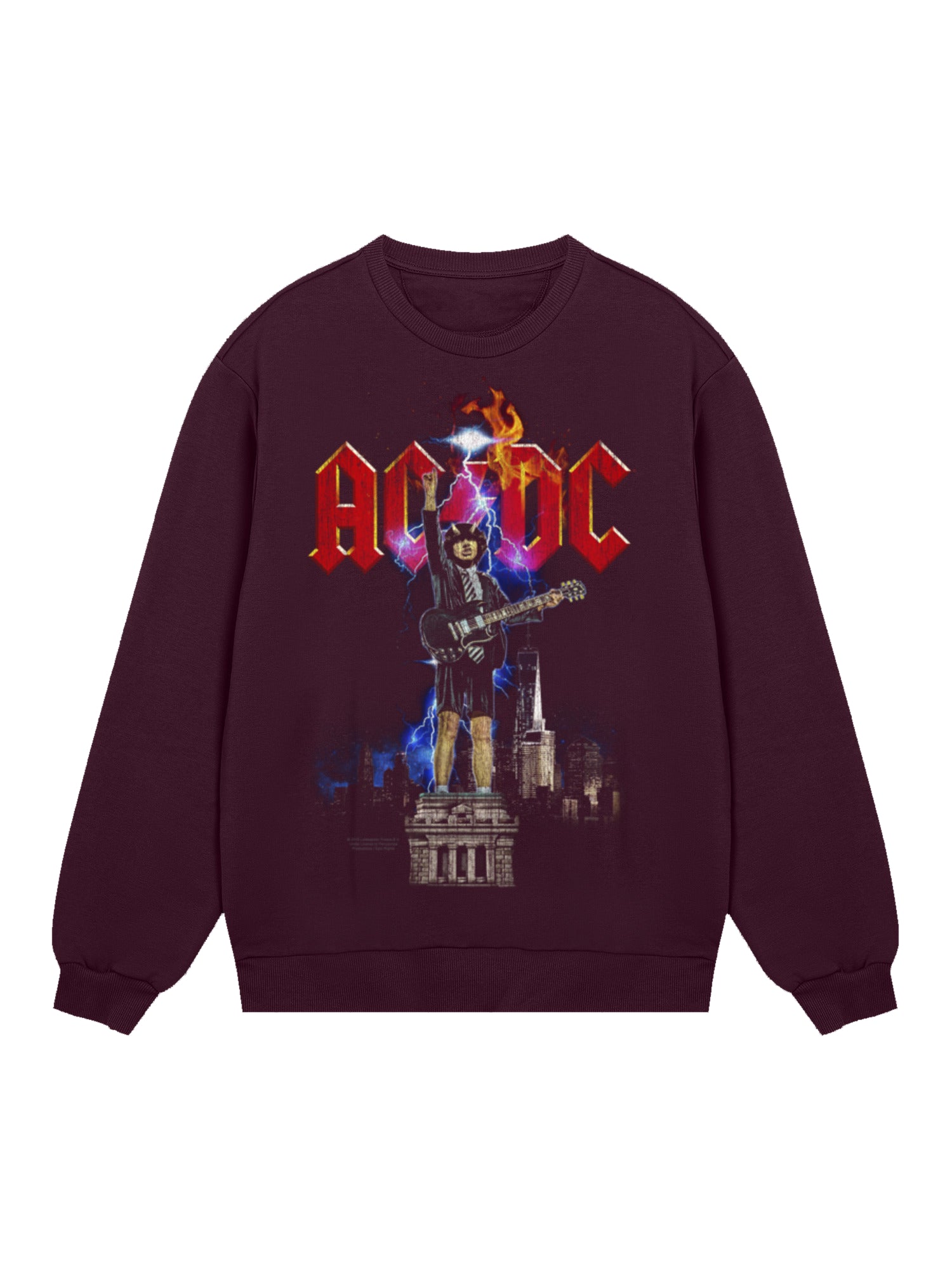 AC/DC Angus NYC Lightning Men's Organic Sweatshirt