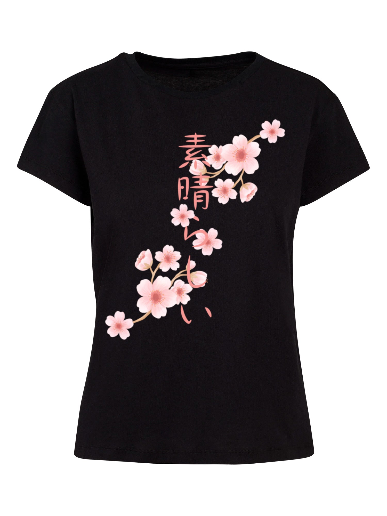 Kirschblüten Asien Ladies Box T-Shirt