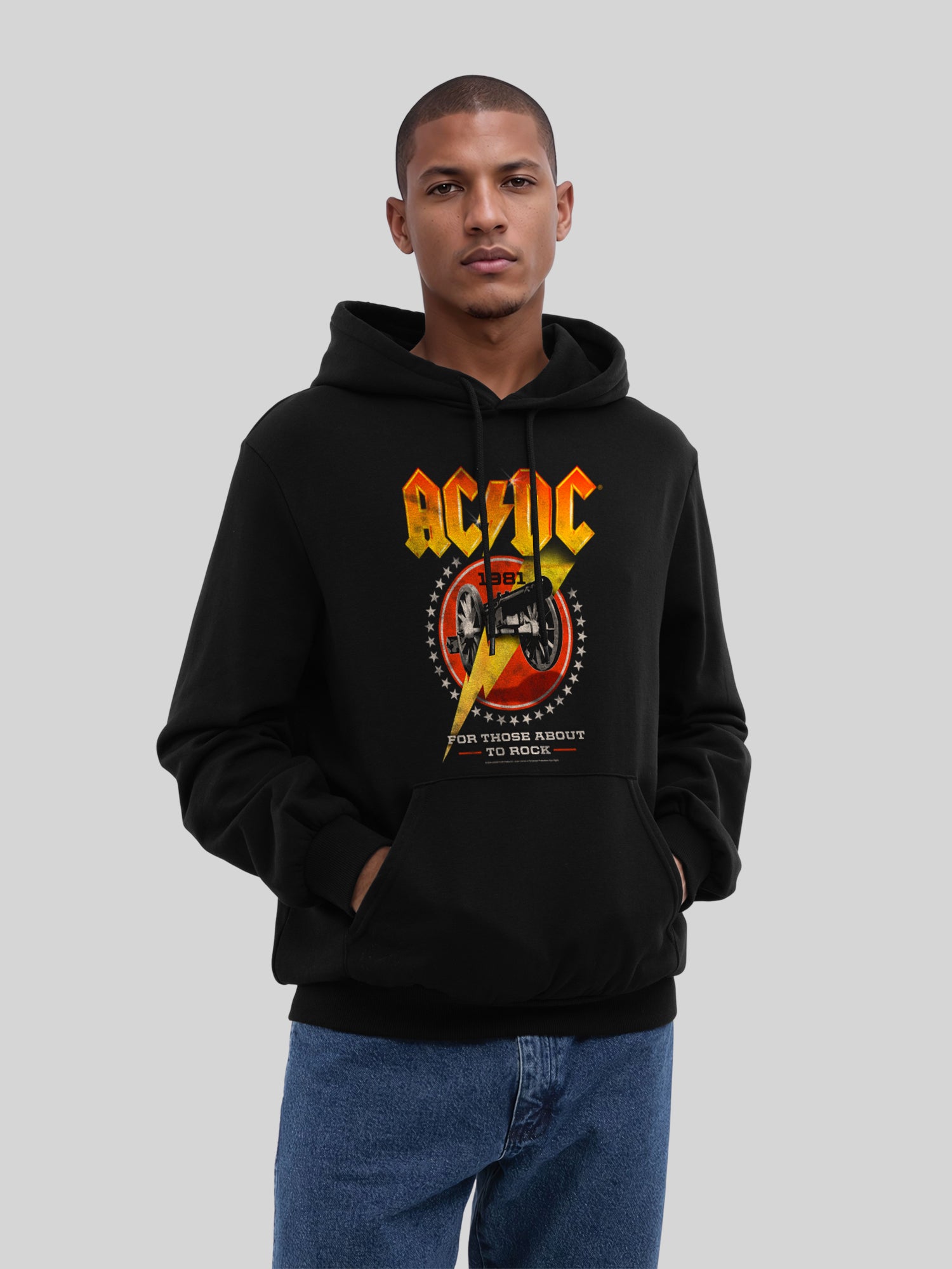 AC/DC For Those About To Rock 1981 Men's Organic Hoodie