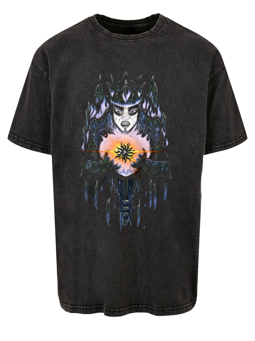 Chroniques de Mythodea 2025 Legacy of Fire en sourdine et Burgschneider Wht avec un tee-shirt surdimensionné lourds lavé à l'acide