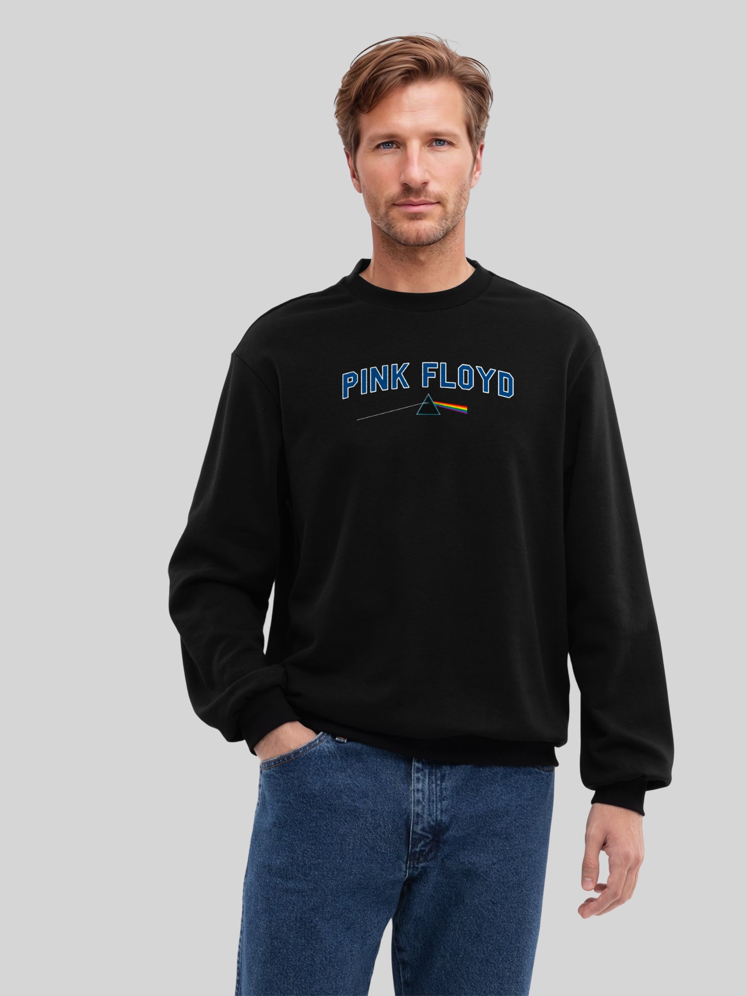 Pink Floyd College Prism with True Blanks | Suéter regular para hombres