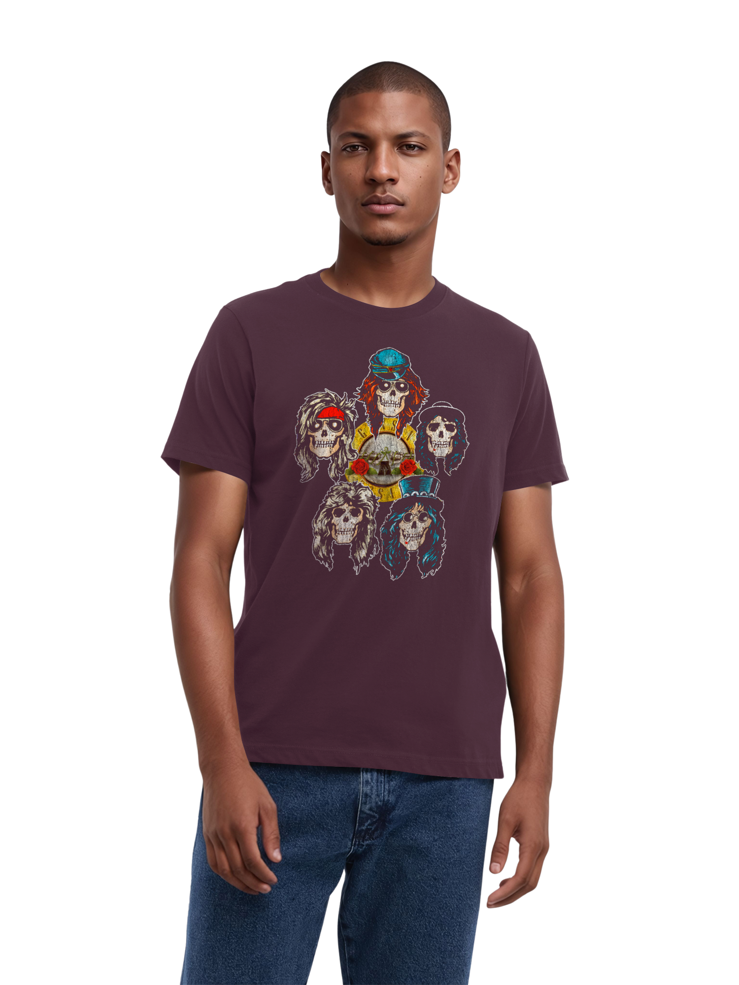 Guns N' Roses Vintage Heads Herren T-Shirt