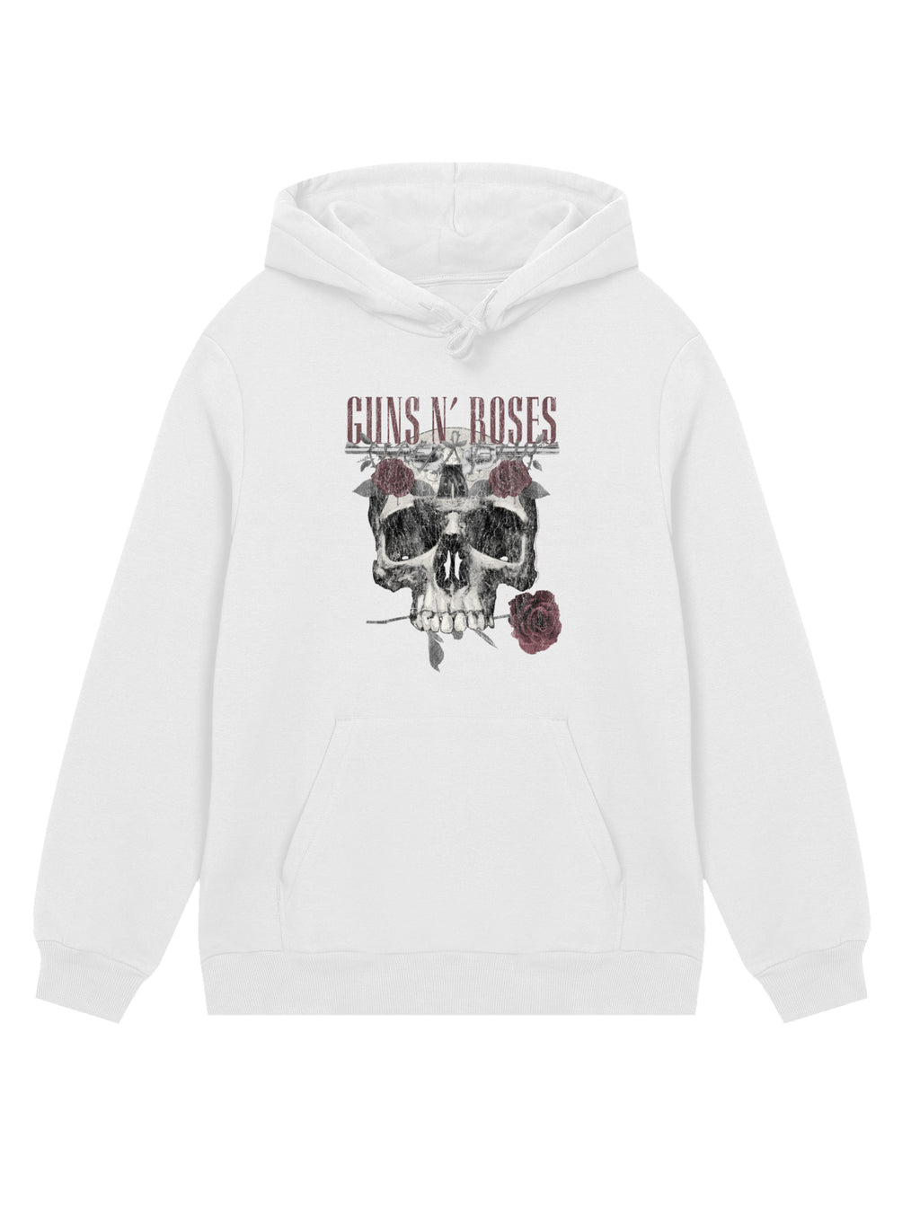 Guns N' Roses Herren Kapuzenpullover mit Rosen-Totenkopf