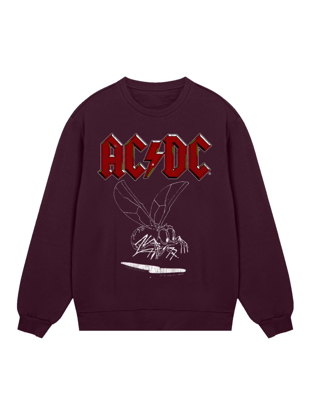AC/DC Fly On The Wall 1985 Men's Organic Sweatshirt