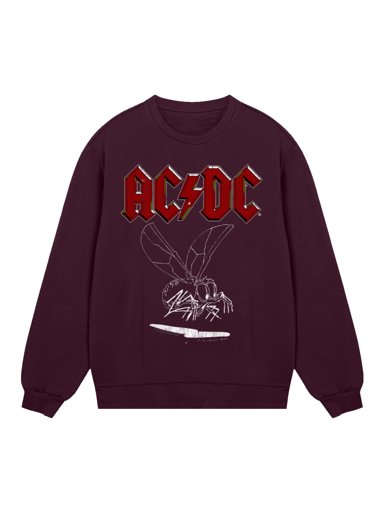 AC/DC Fly On The Wall 1985 Men's Organic Sweatshirt