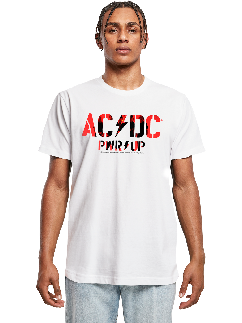 T-shirt de logo AC / DC Pwrup Photo