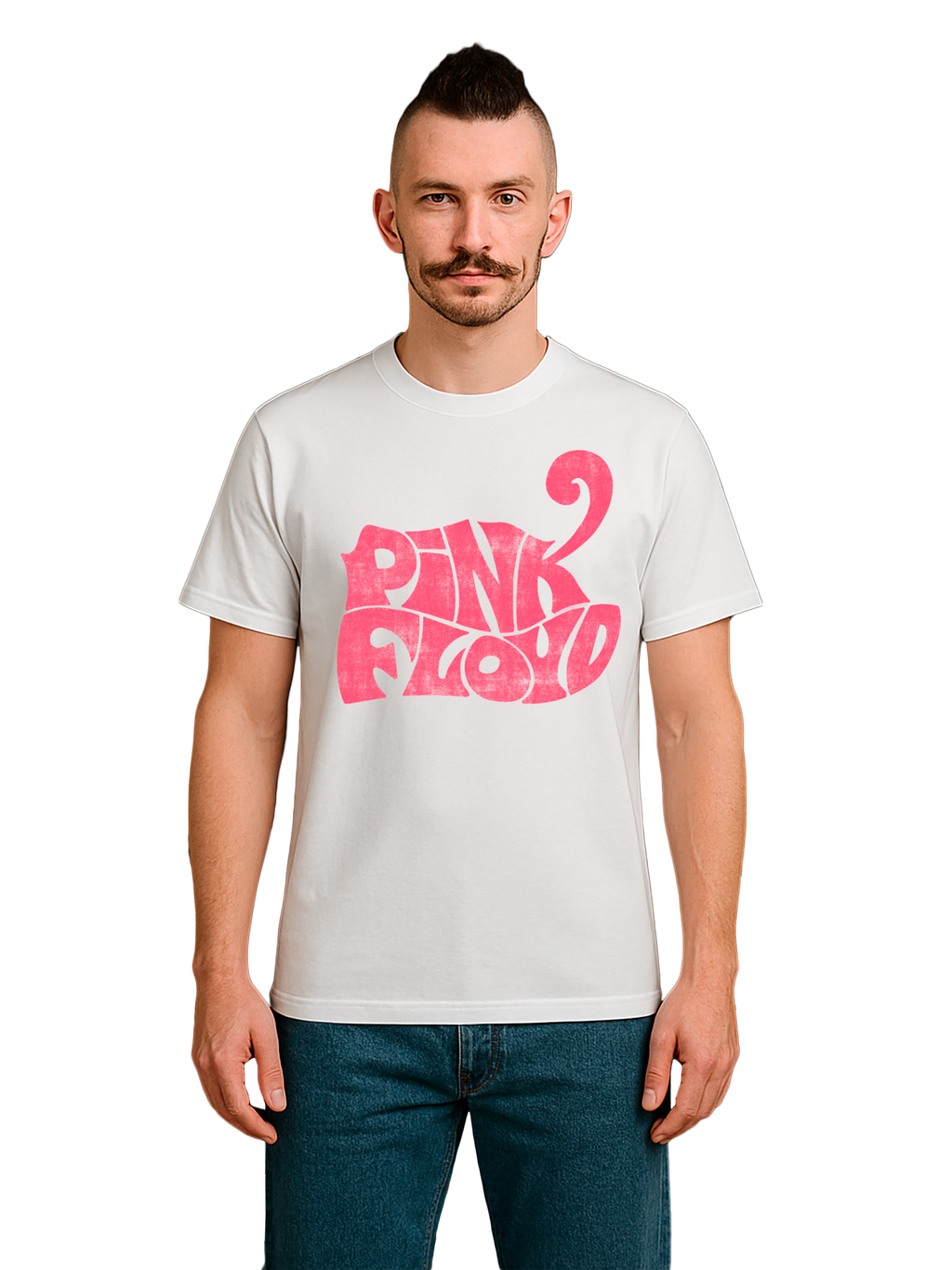 Camiseta orgánica de los hombres de Pink Floyd Retro Retro