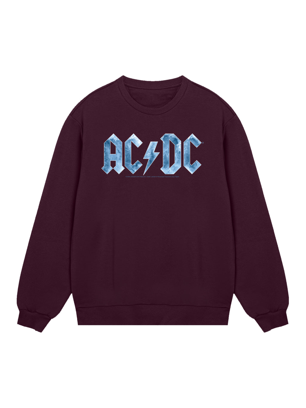 ACDC Blue Ice Logo avec True Blanks | Pull régulier pour hommes