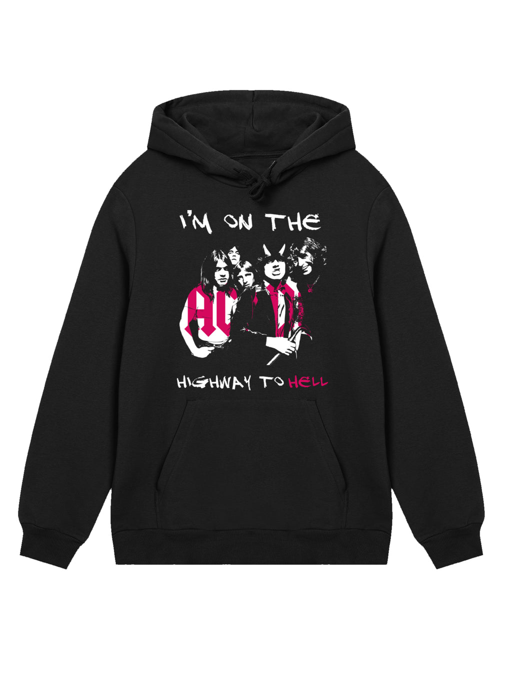 AC/DC I'm On The Highway To Hell Men's Organic Hoodie