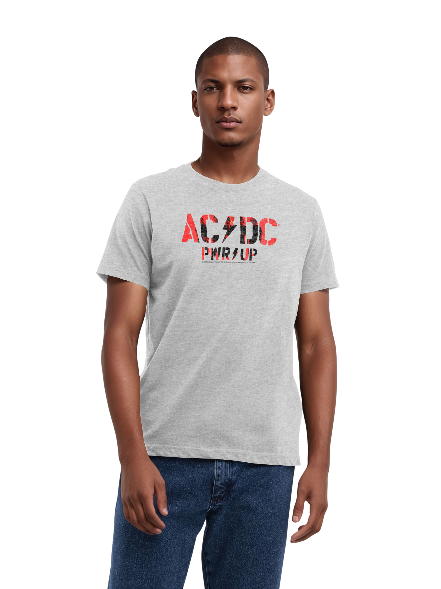 AC/DC PWRUP Photo Logo Organic T-Shirt