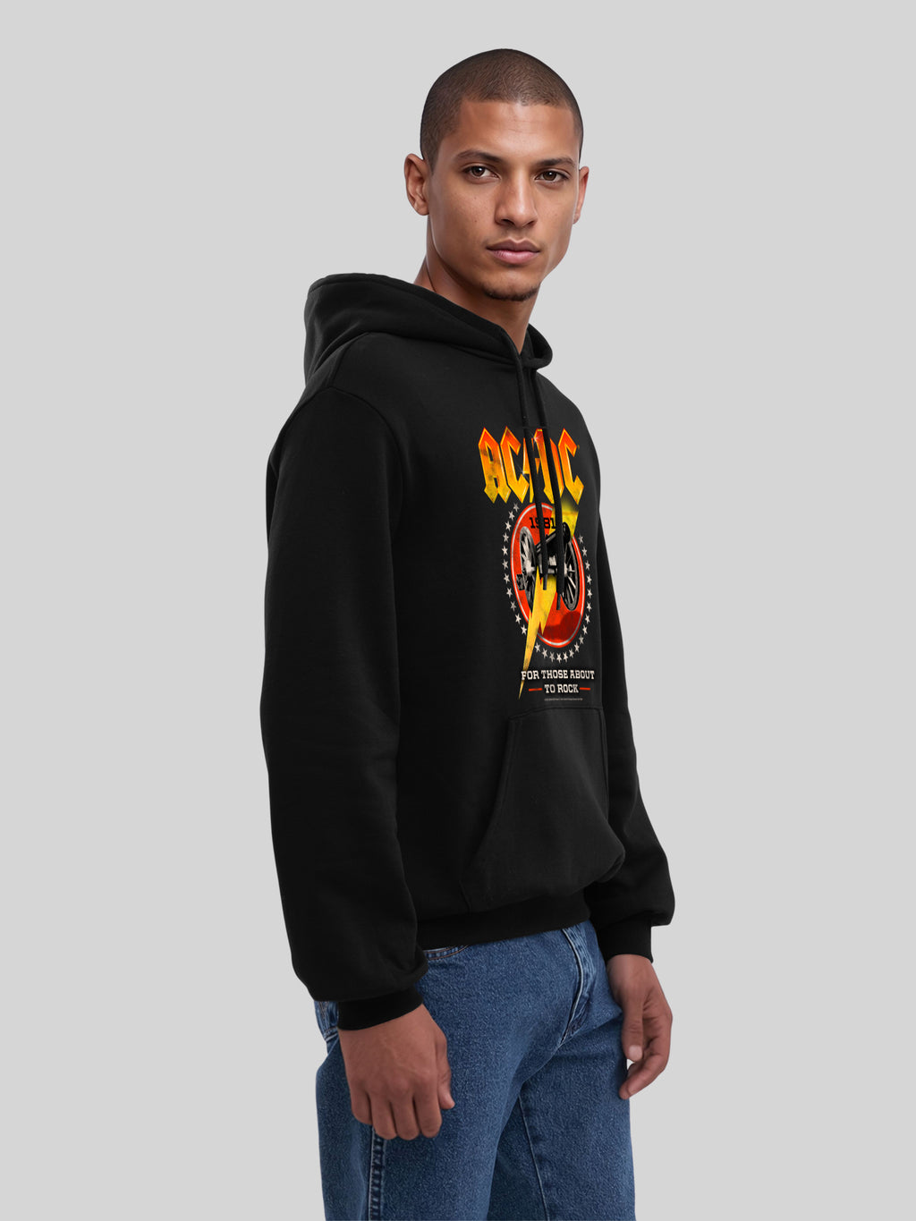 AC/DC For Those About To Rock 1981 Men's Organic Hoodie