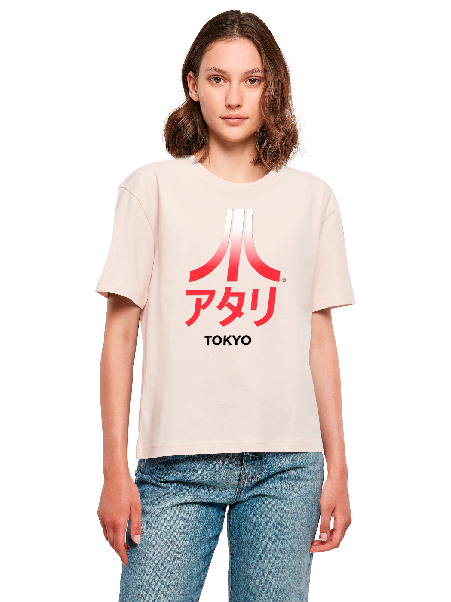 Atari Tokyo Retro Arcade Spiele Damen Alltags-T-Shirt