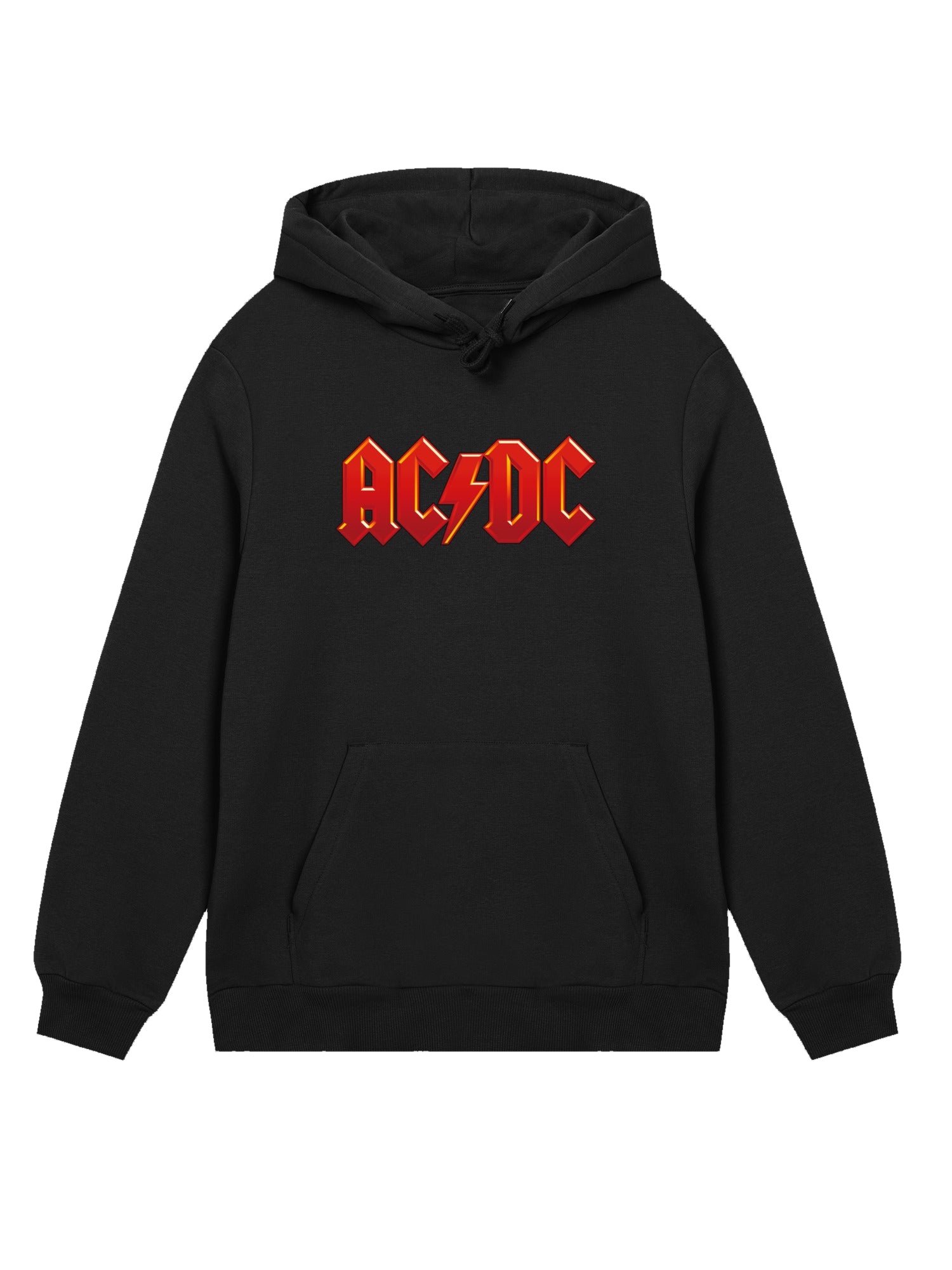 ACDC Dark Red Logo with True Blanks | Mens Regular Hoodie