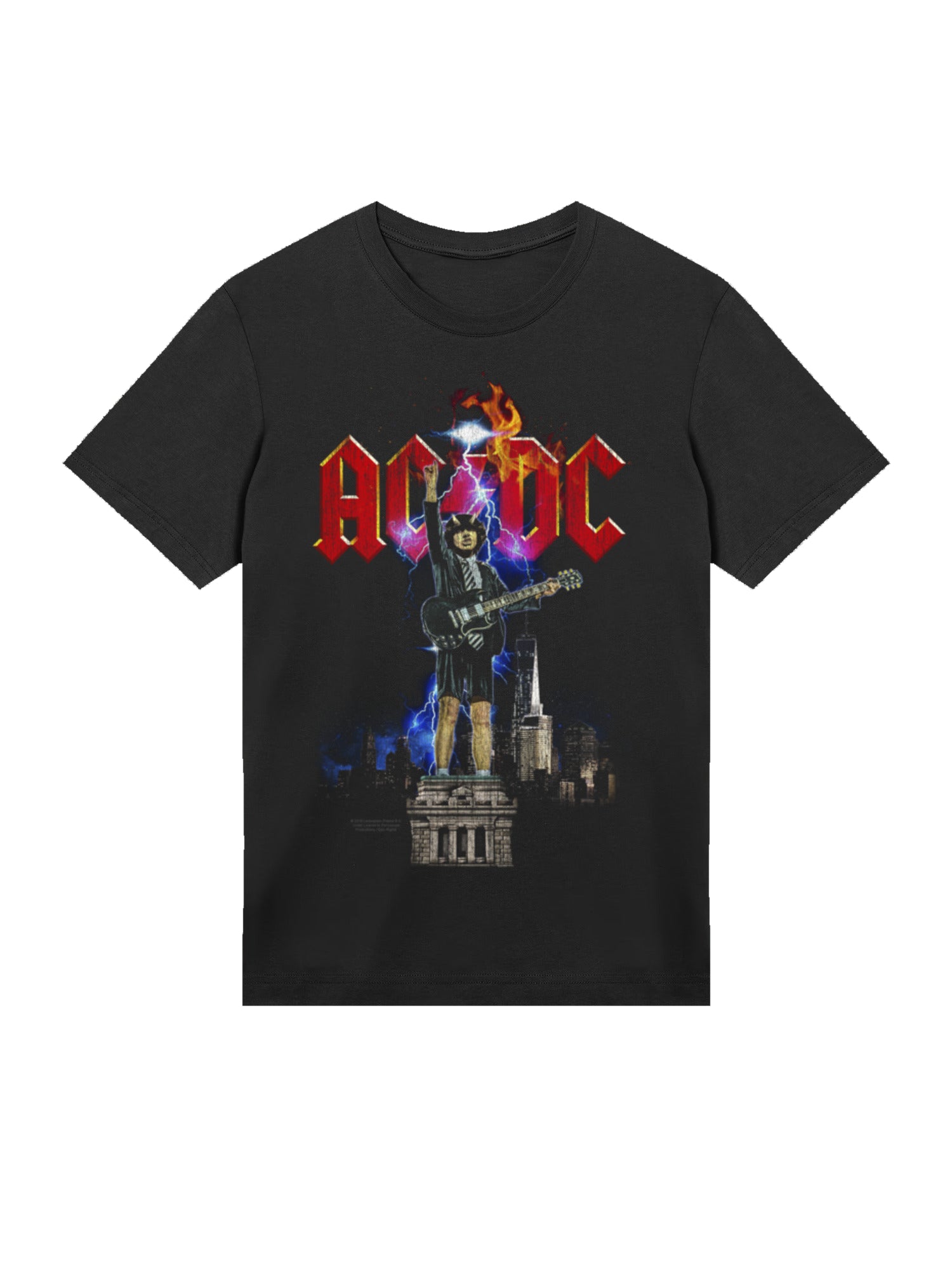 AC/DC Angus NYC Lightning Men's Organic T-Shirt