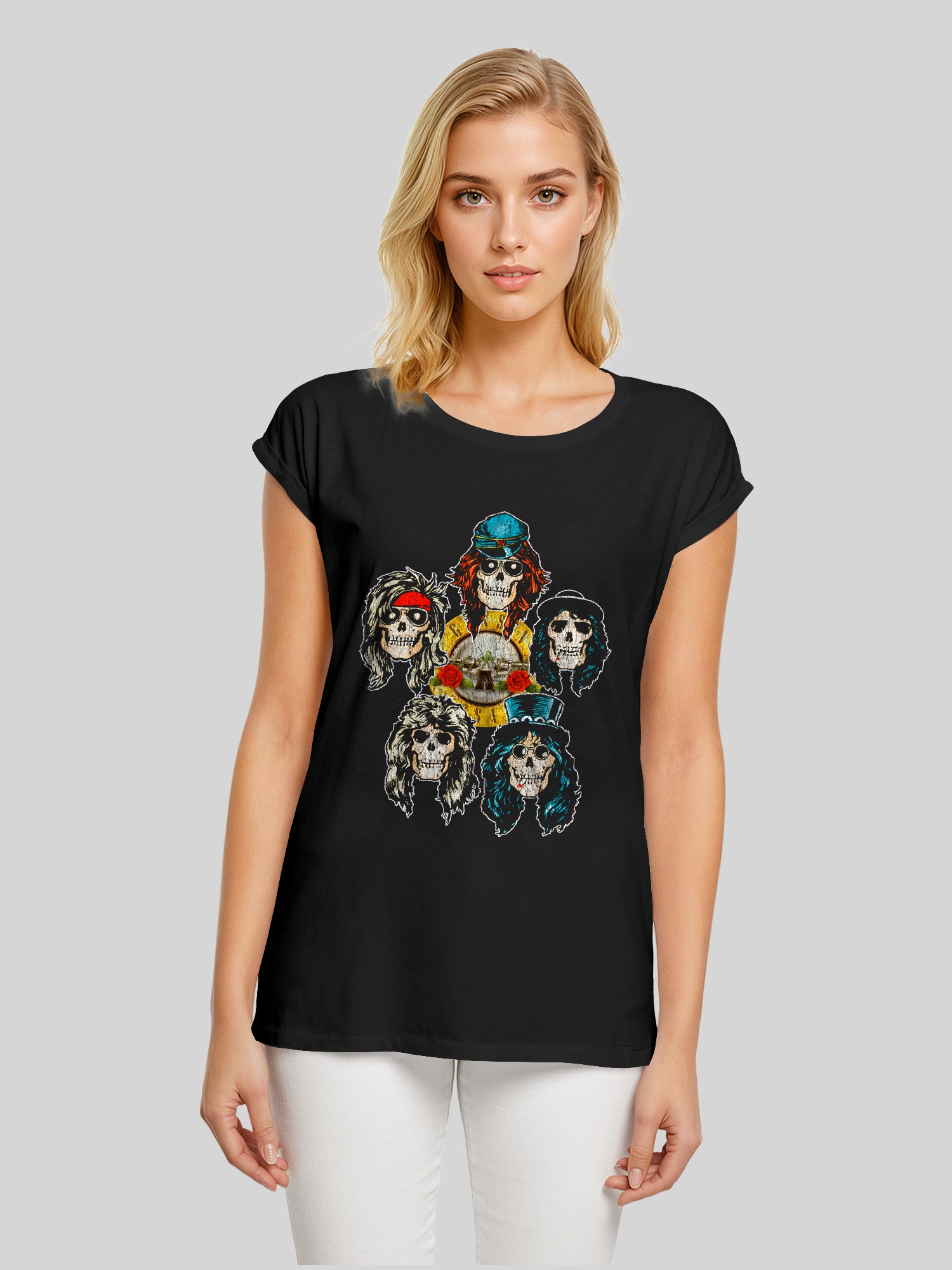 Guns N' Roses Vintage Heads Damen T-Shirt
