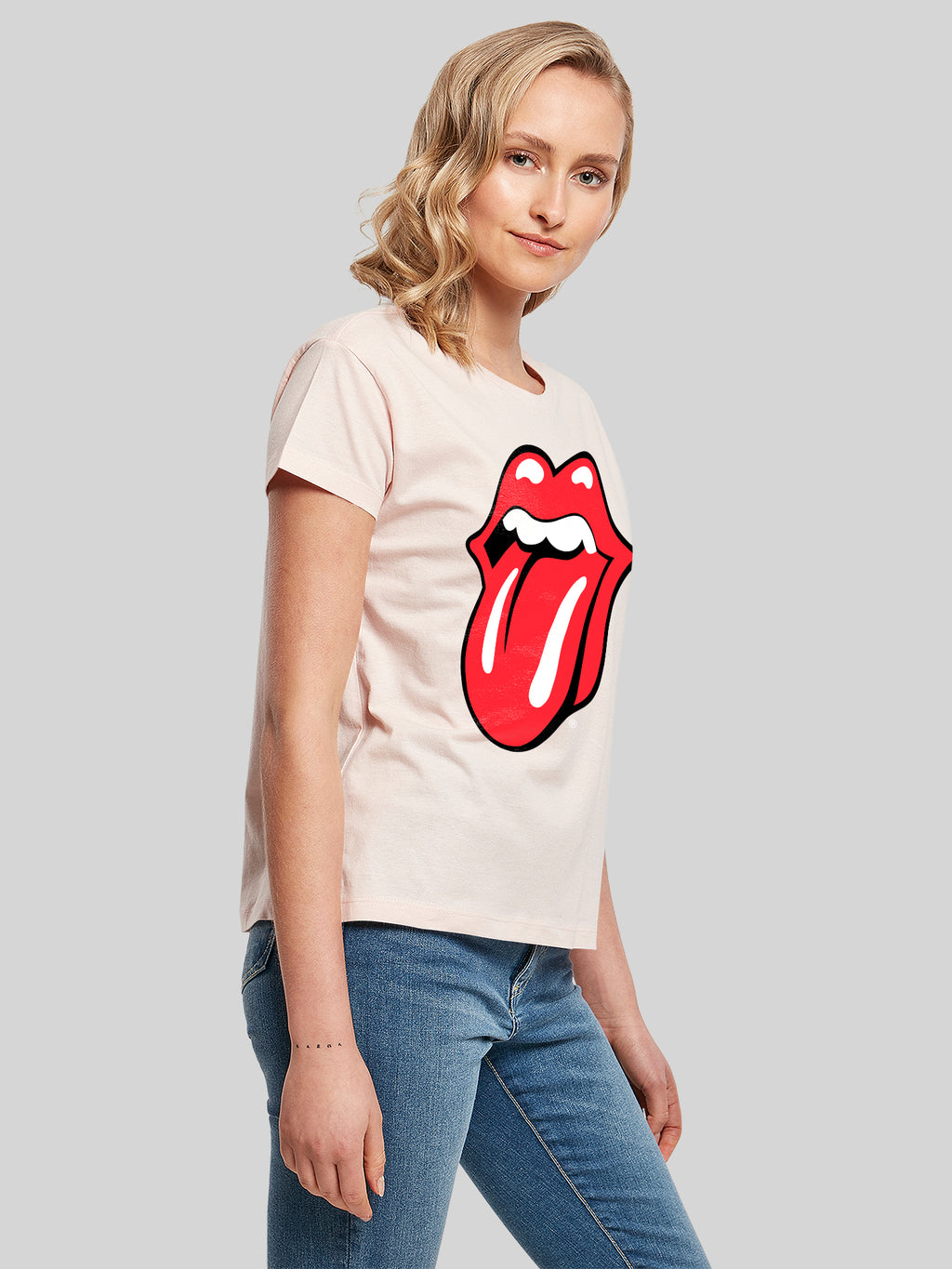 The Rolling Stones Classic Zungen BLK mit Damenbox