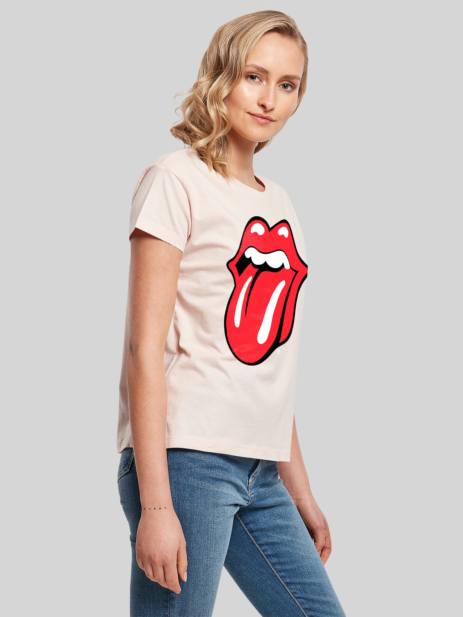 The Rolling Stones Classic Zungen BLK mit Damenbox