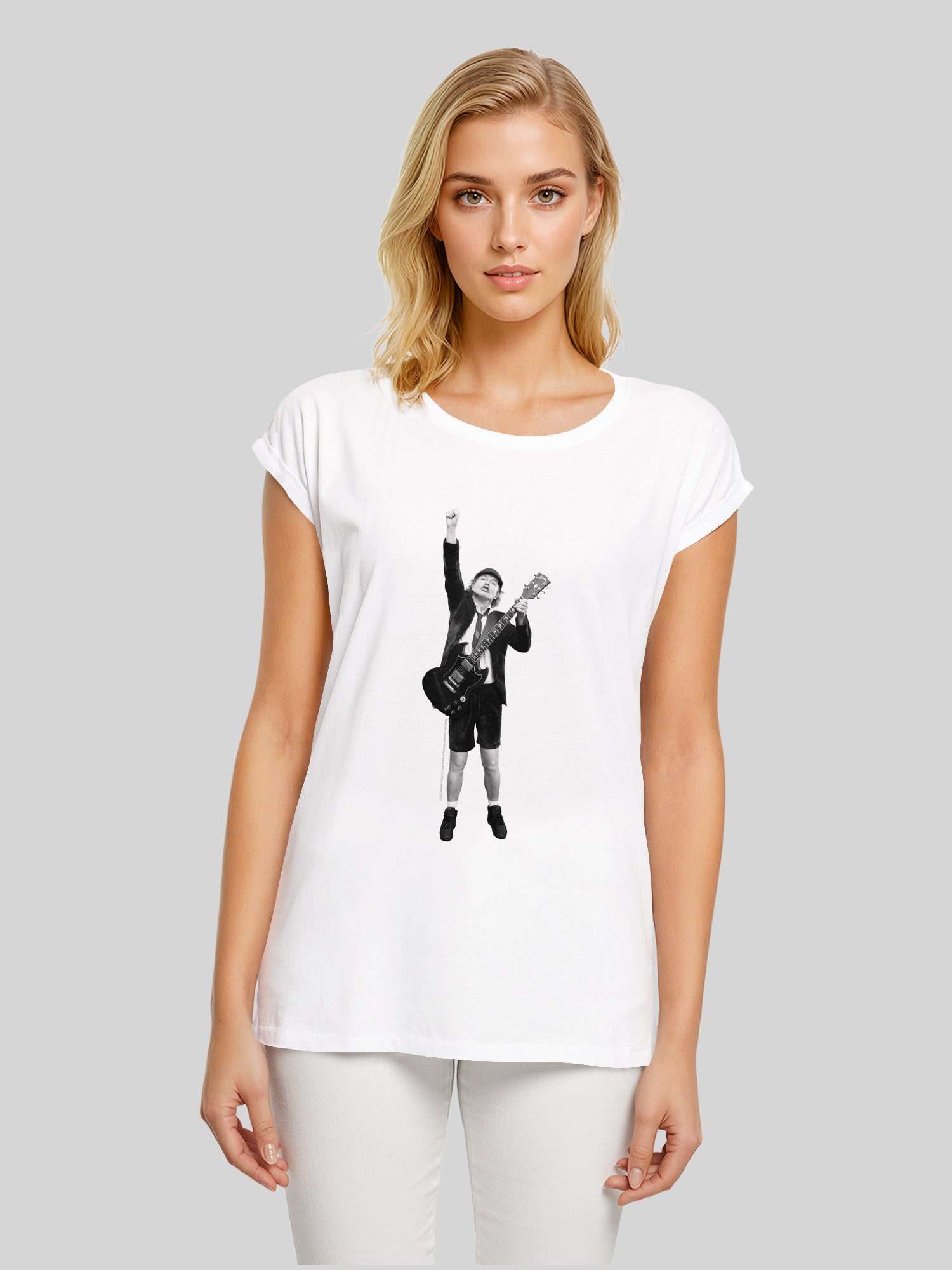 ACDC Angus Young Cut Out Damen T-Shirt