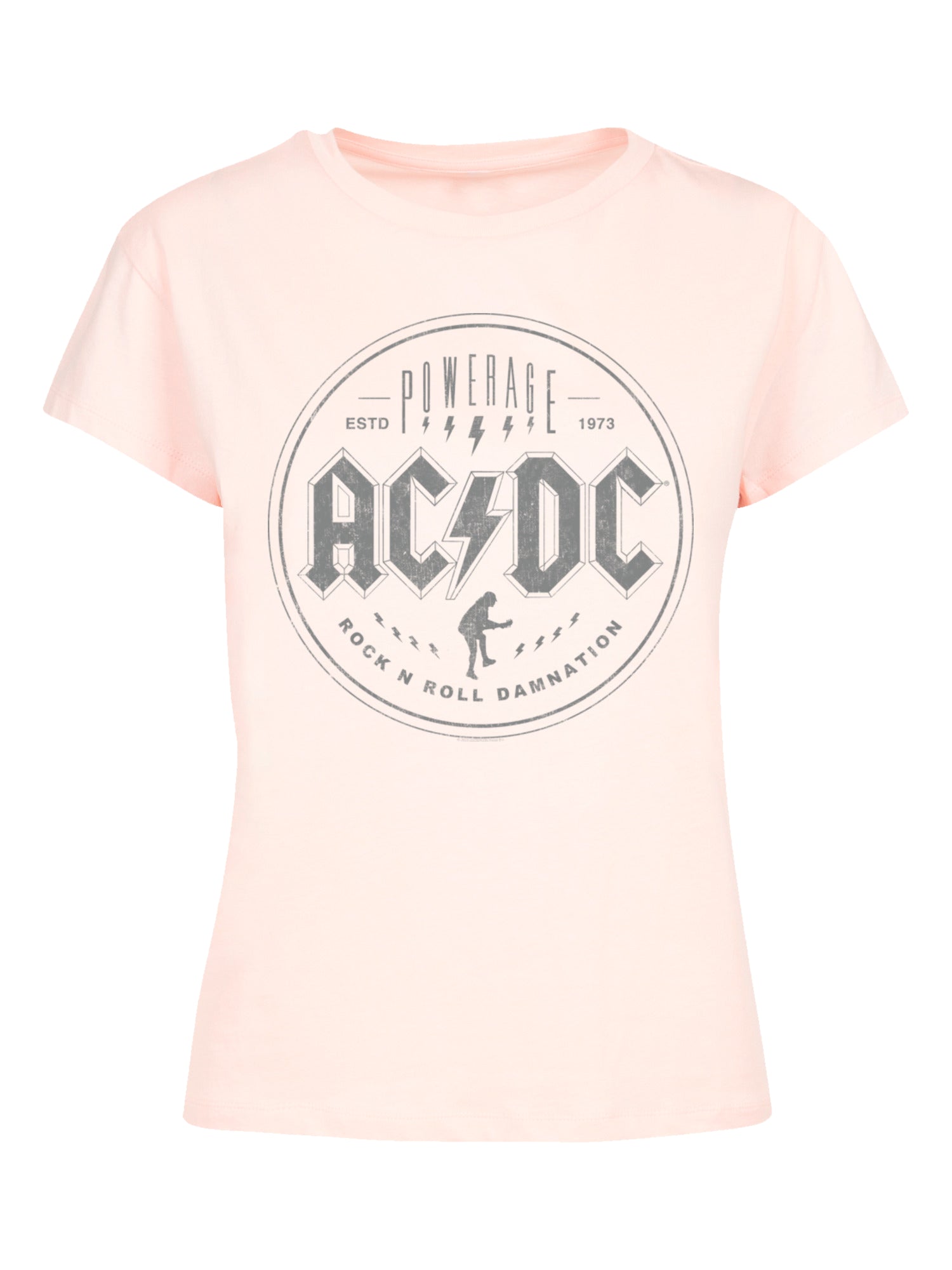 ACDC Rock N Roll Damnation Damen Box T-Shirt
