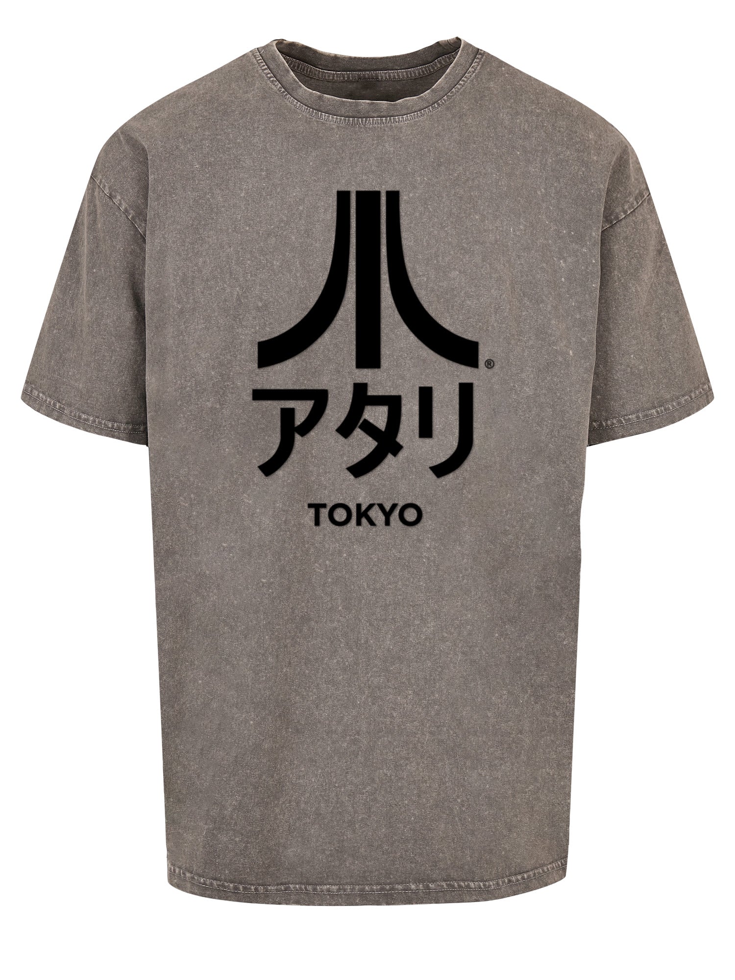 Atari Tokyo Retro Arcade Spiele Acid Washed Oversize T-Shirt