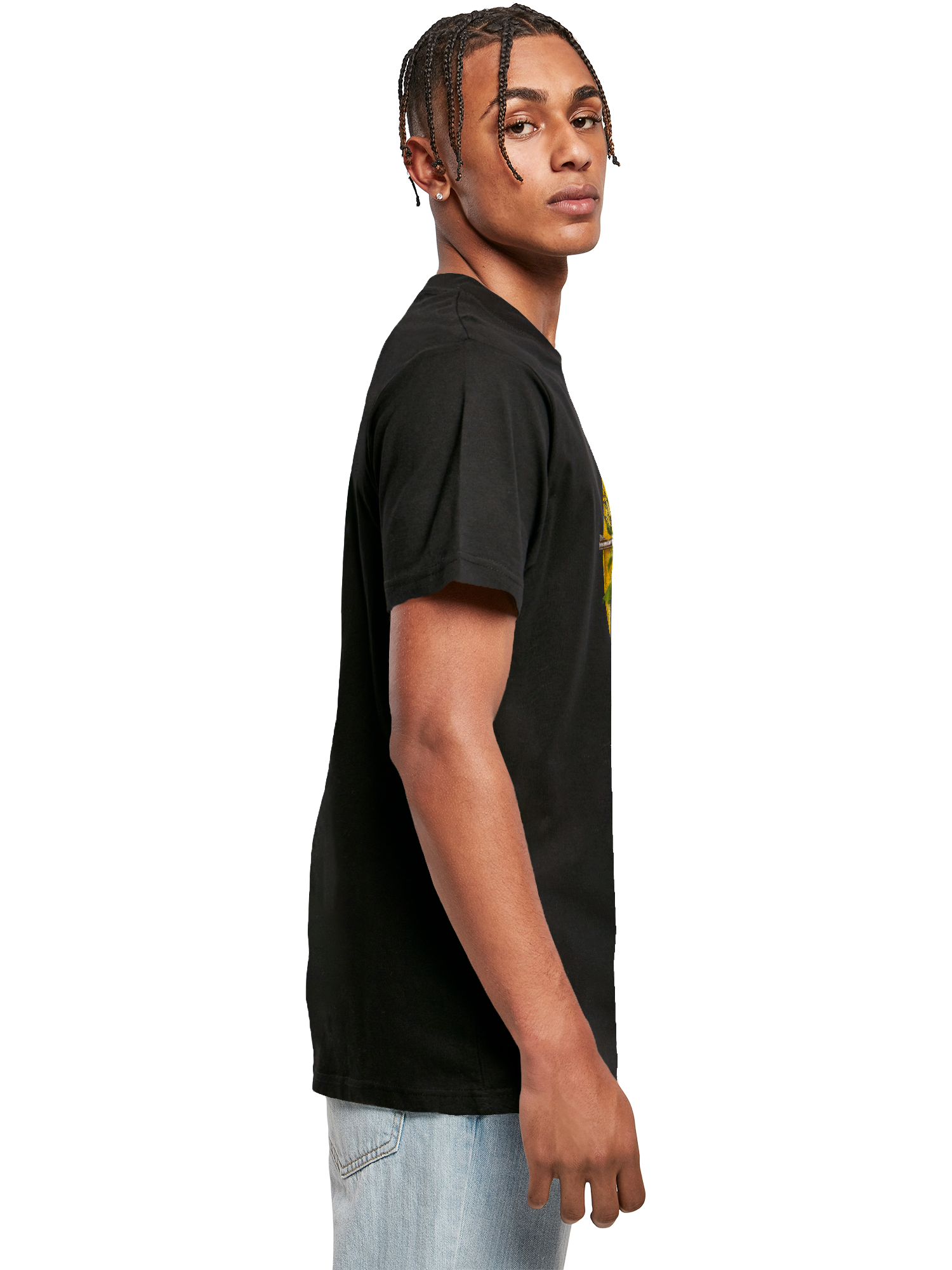 Camiseta redonda de la camiseta del logotipo de la bala de las pistolas 'n' rosas