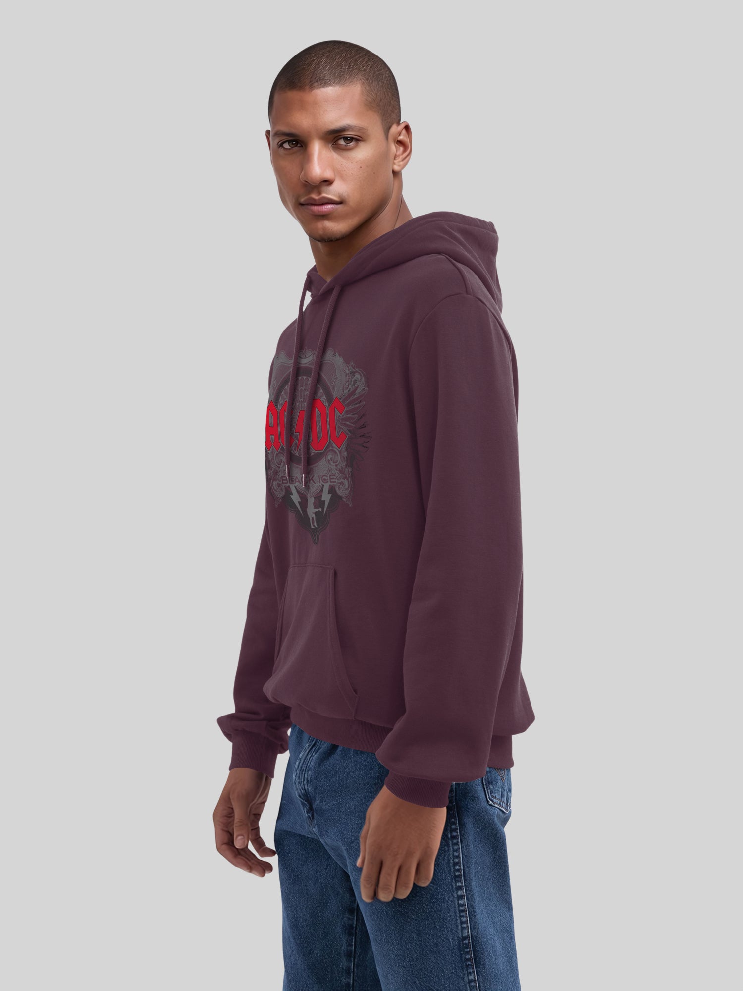 AC/DC Black Ice Men's Organic Hoodie