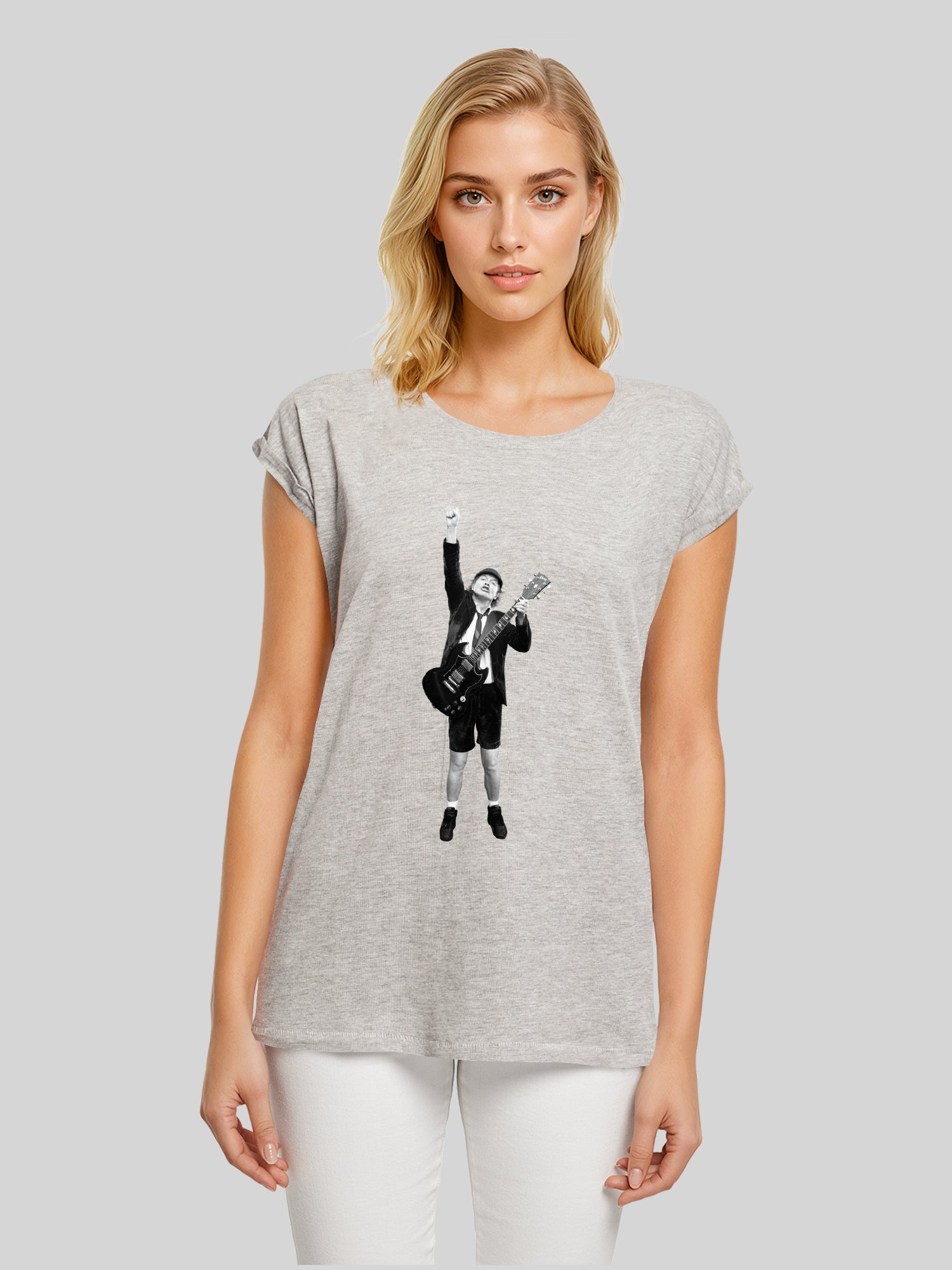 ACDC Angus Young Cut Out Damen T-Shirt